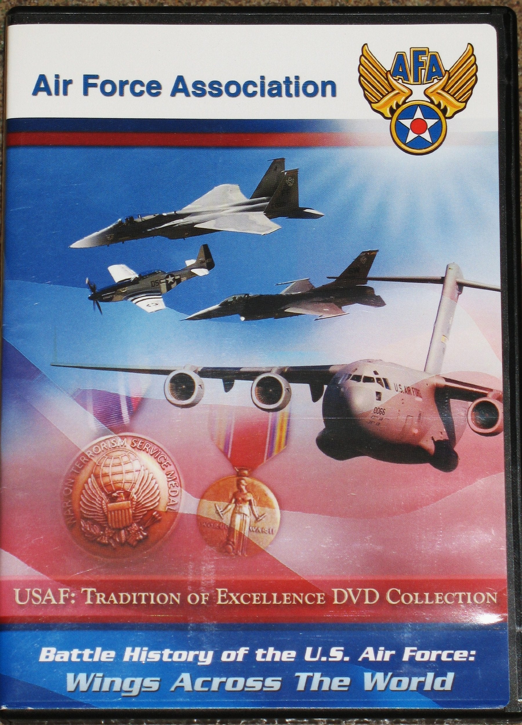 Battle History of The U.S. Air Force, "Wings Across The World" used book depot