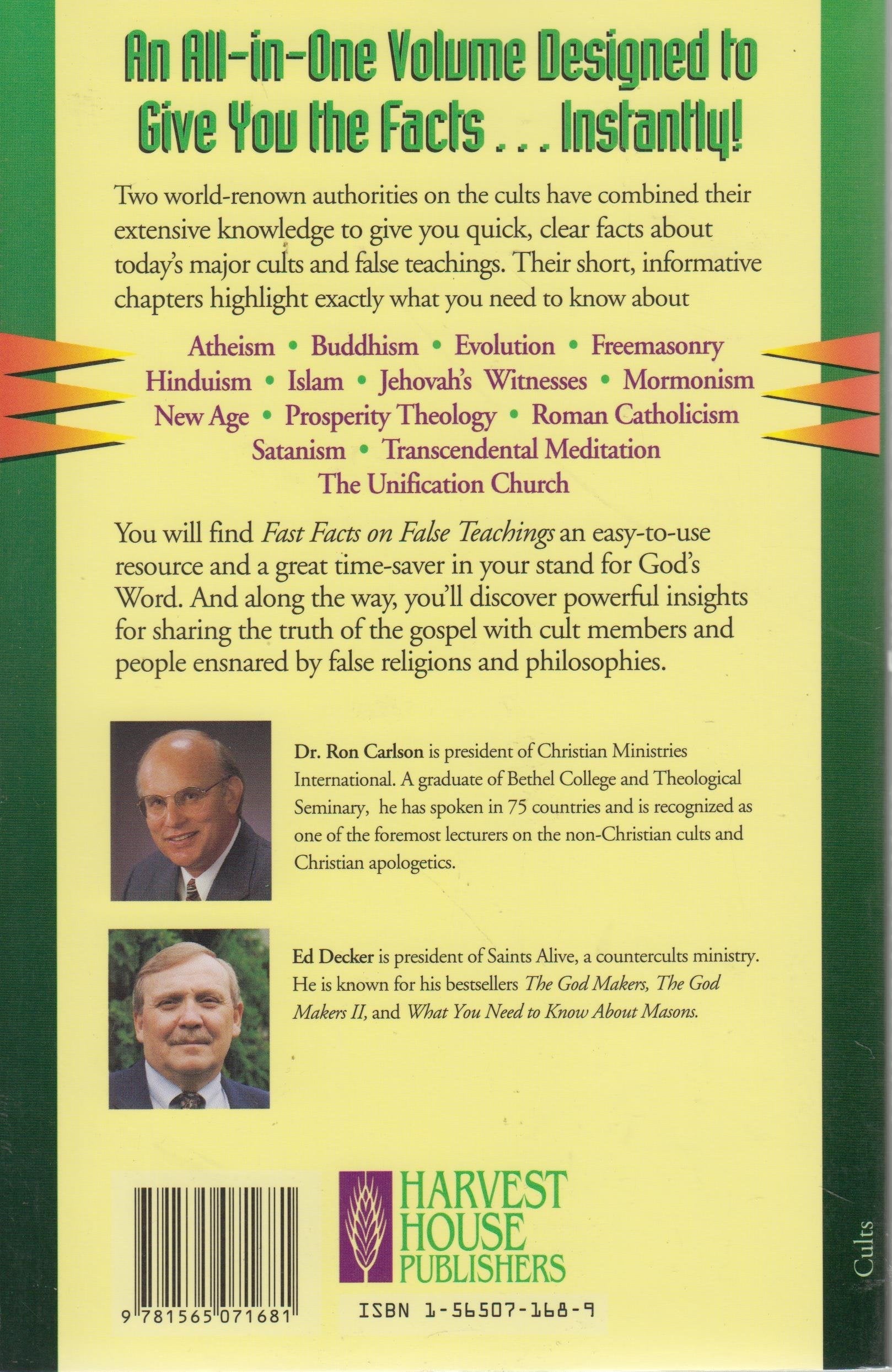 Fast Facts on False Teachings used book depot