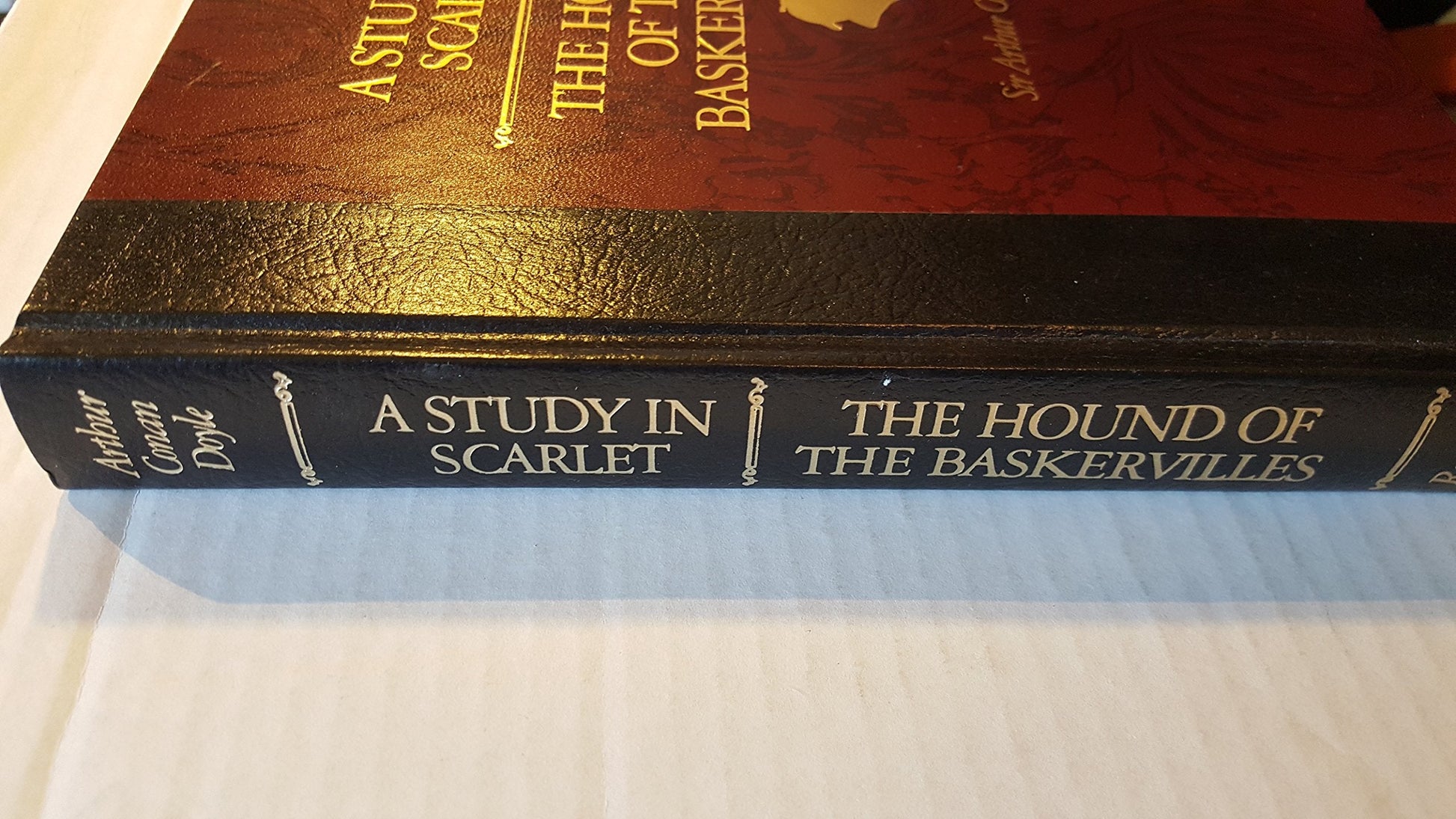 A Study in Scarlet & the Hound of the Baskervilles (The World's Best Reading) used book depot