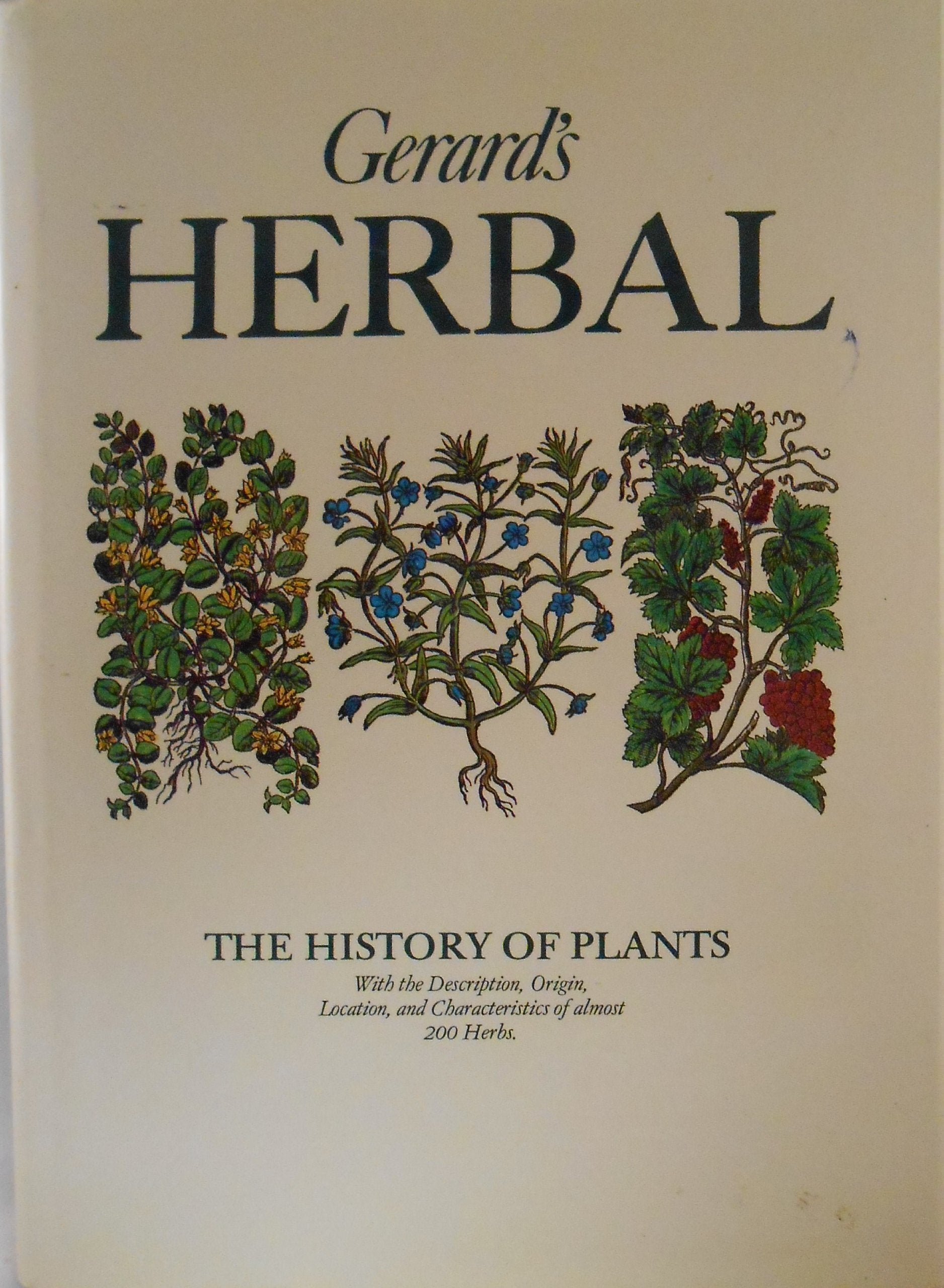 Gerards Herbal: The History of Plants used book depot