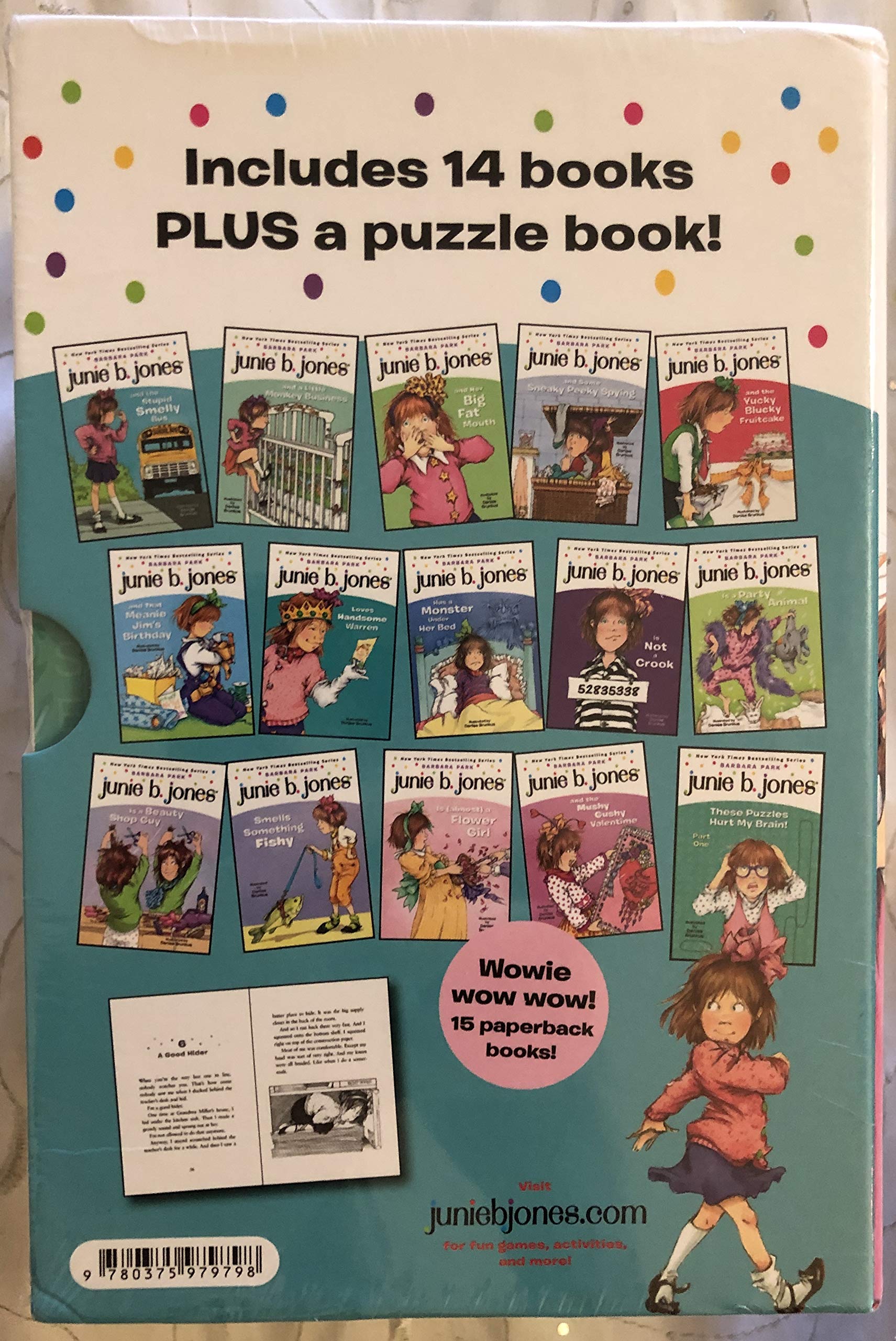 Junie B. Jones Collection 1: 1-14 Book Box Set by Barbara Park used book depot