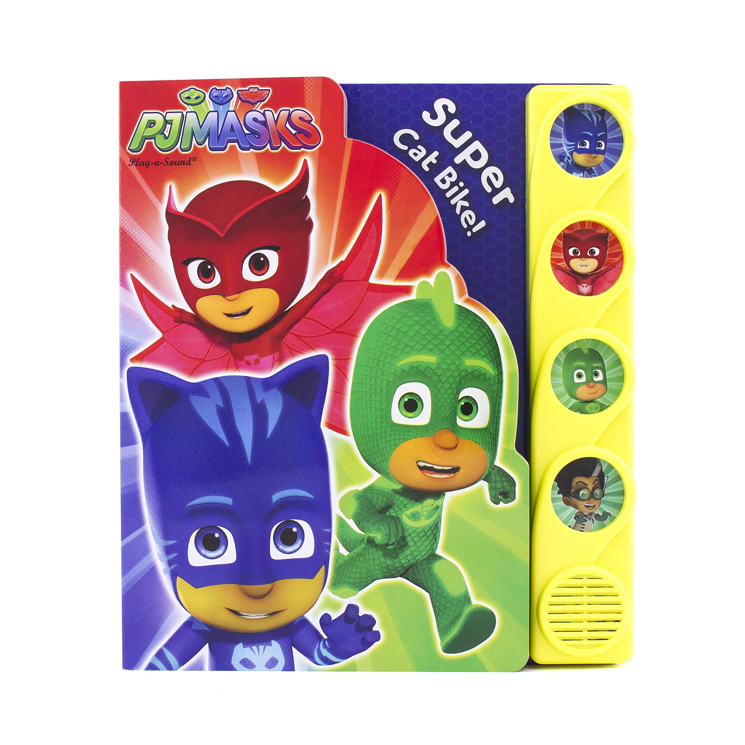 PJ Masks - Super Cat Bike! Sound Book - Play-a-Sound - PI Kids used book depot