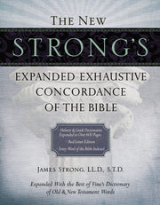 The New Strong's Expanded Exhaustive Concordance of the Bible: Every Word of the Bible Indexed, Red Letter Edition used book depot