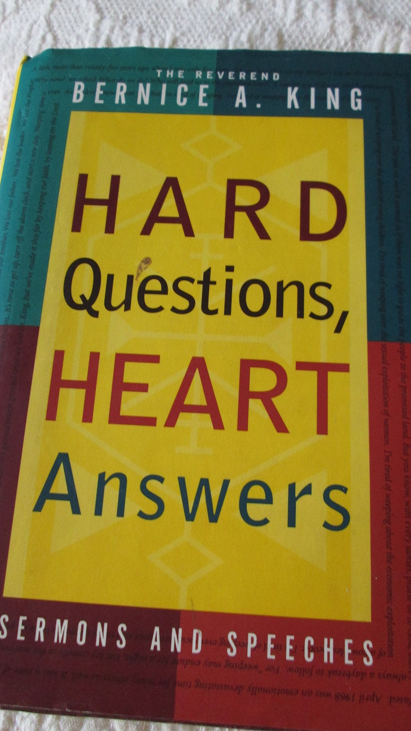 Hard Questions, Heart Answers