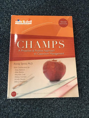 Champs : A Proactive and Positive Approach to Classroom Management used book depot