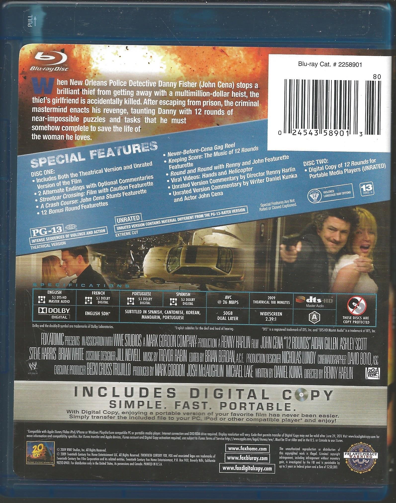 12 Rounds (Extreme Cut) [Blu-ray] used book depot
