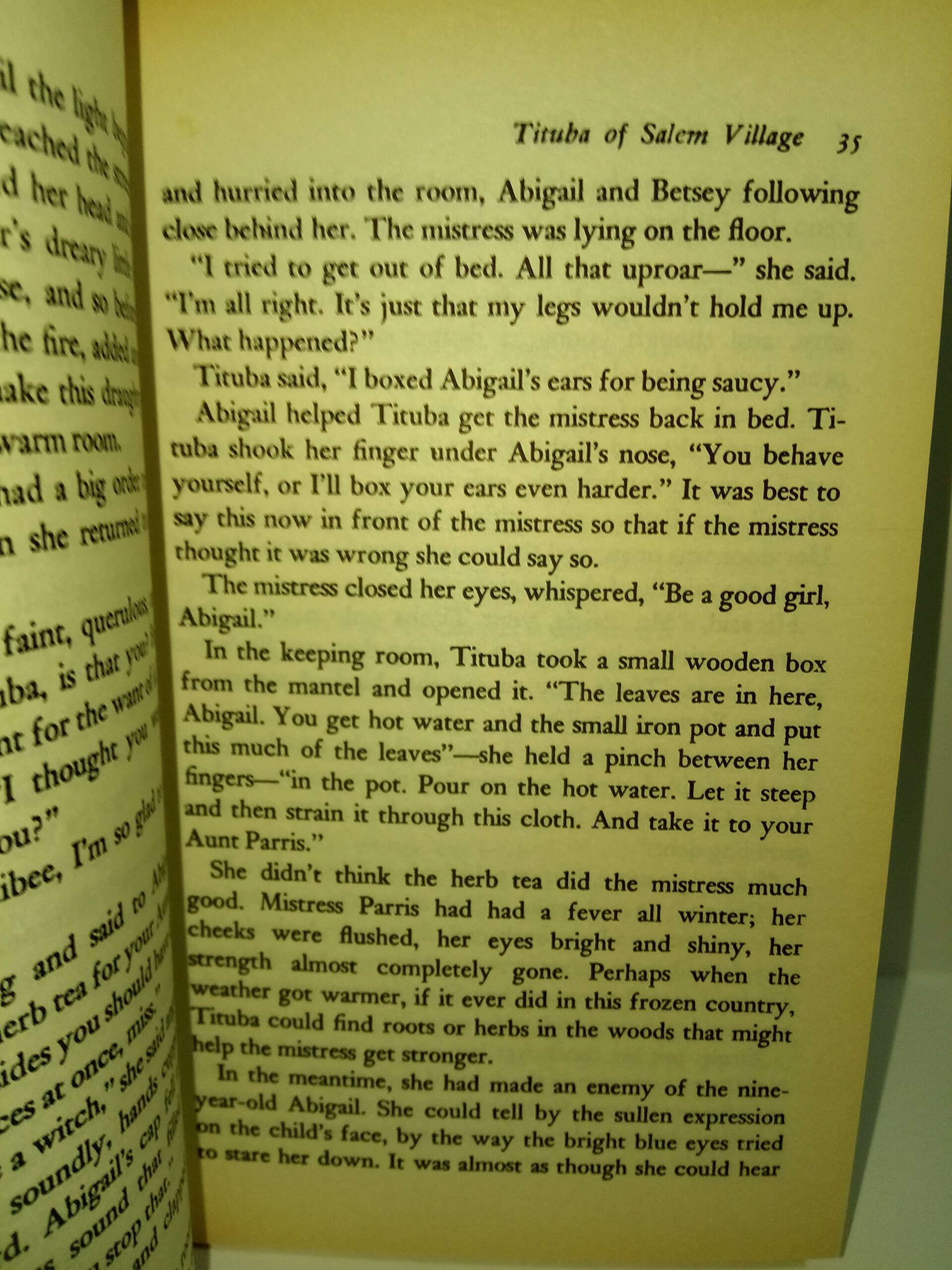 Tituba of Salem Village used book depot