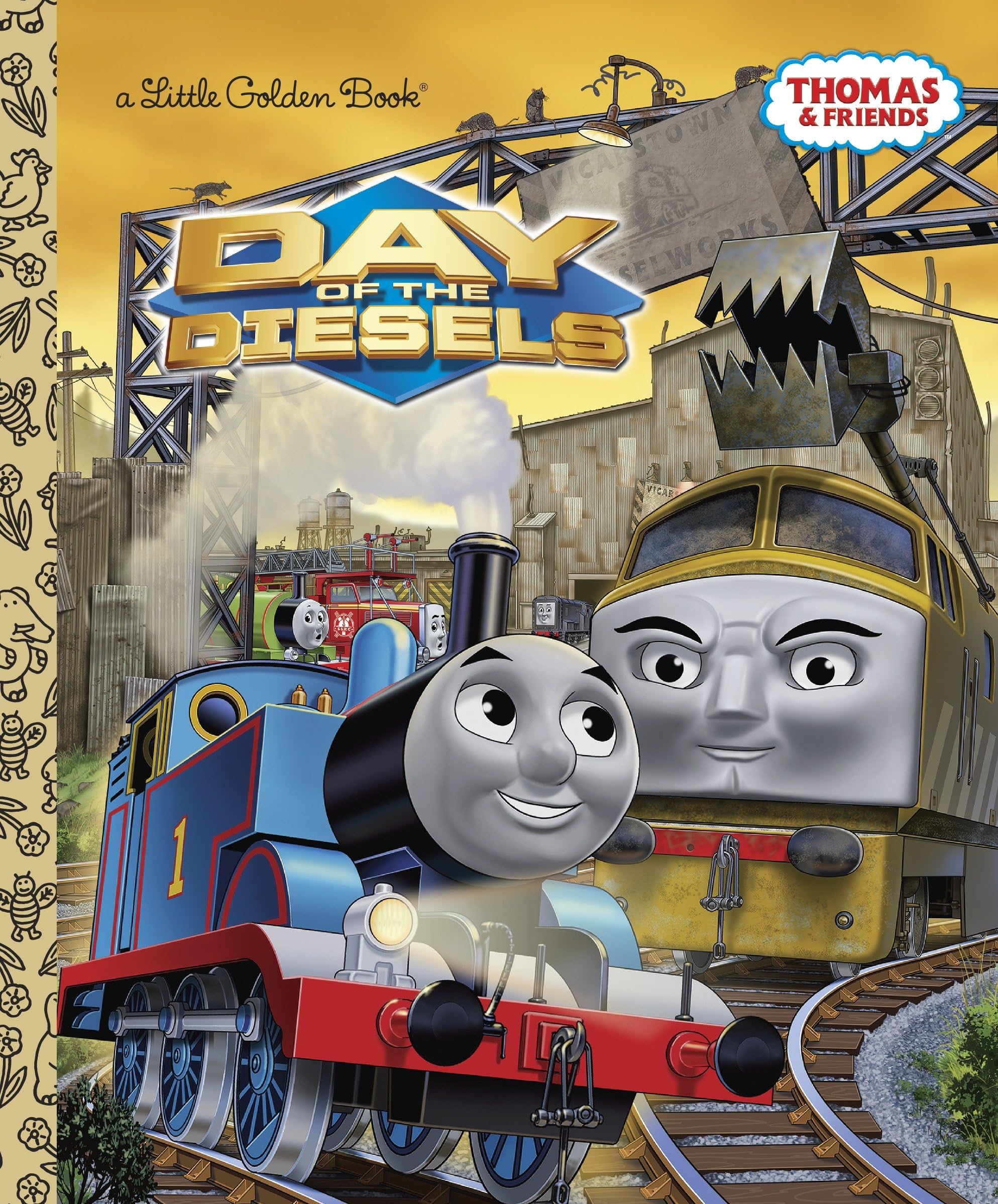Day of the Diesels (Thomas & Friends) (Little Golden Book) used book depot