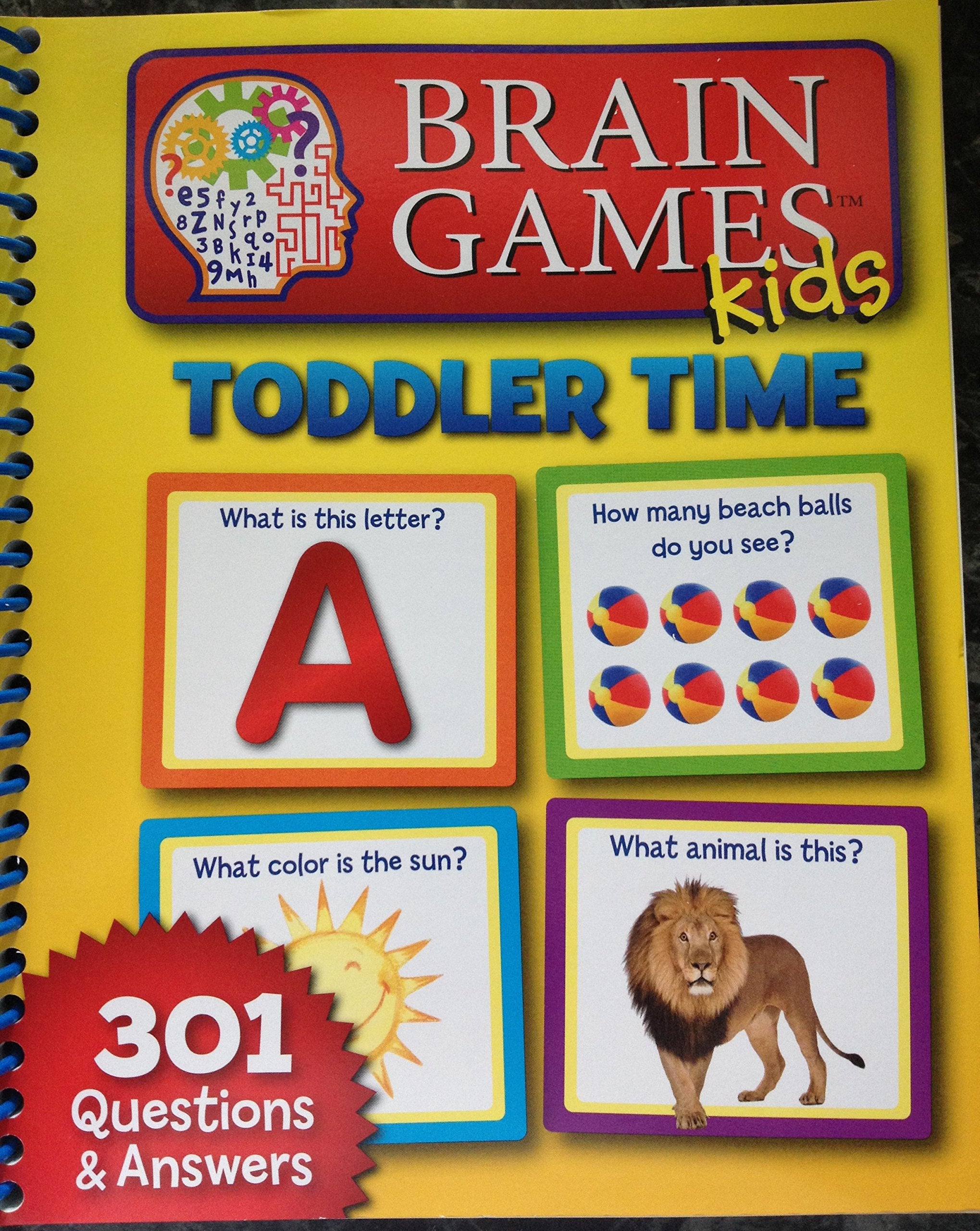 Hachette PUB7624600 Brain Games Kids Toddler Time used book depot
