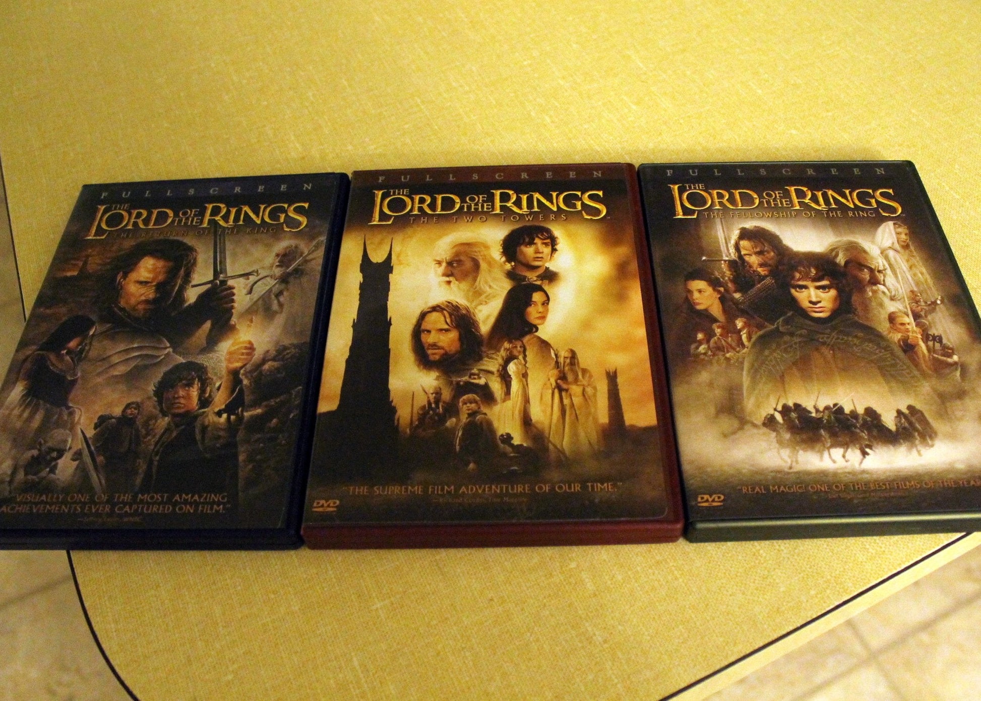 The Lord Of The Rings - The Motion Picture Trilogy (Full Screen Edition) [DVD] used book depot