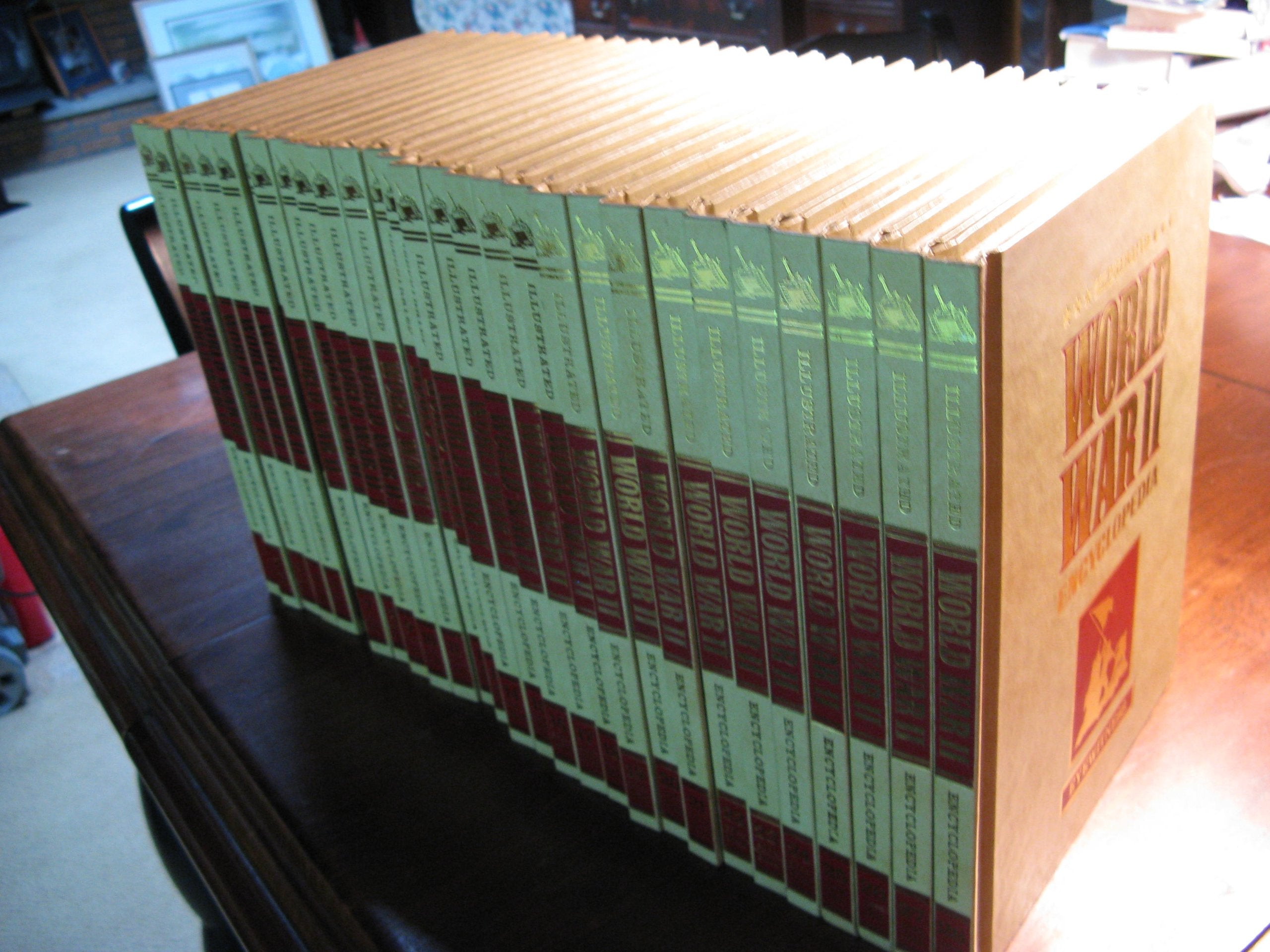 Marshall Cavendish LTD Illustrated World war II Encyclopedia Eyewitness Volume 1-24 used book depot