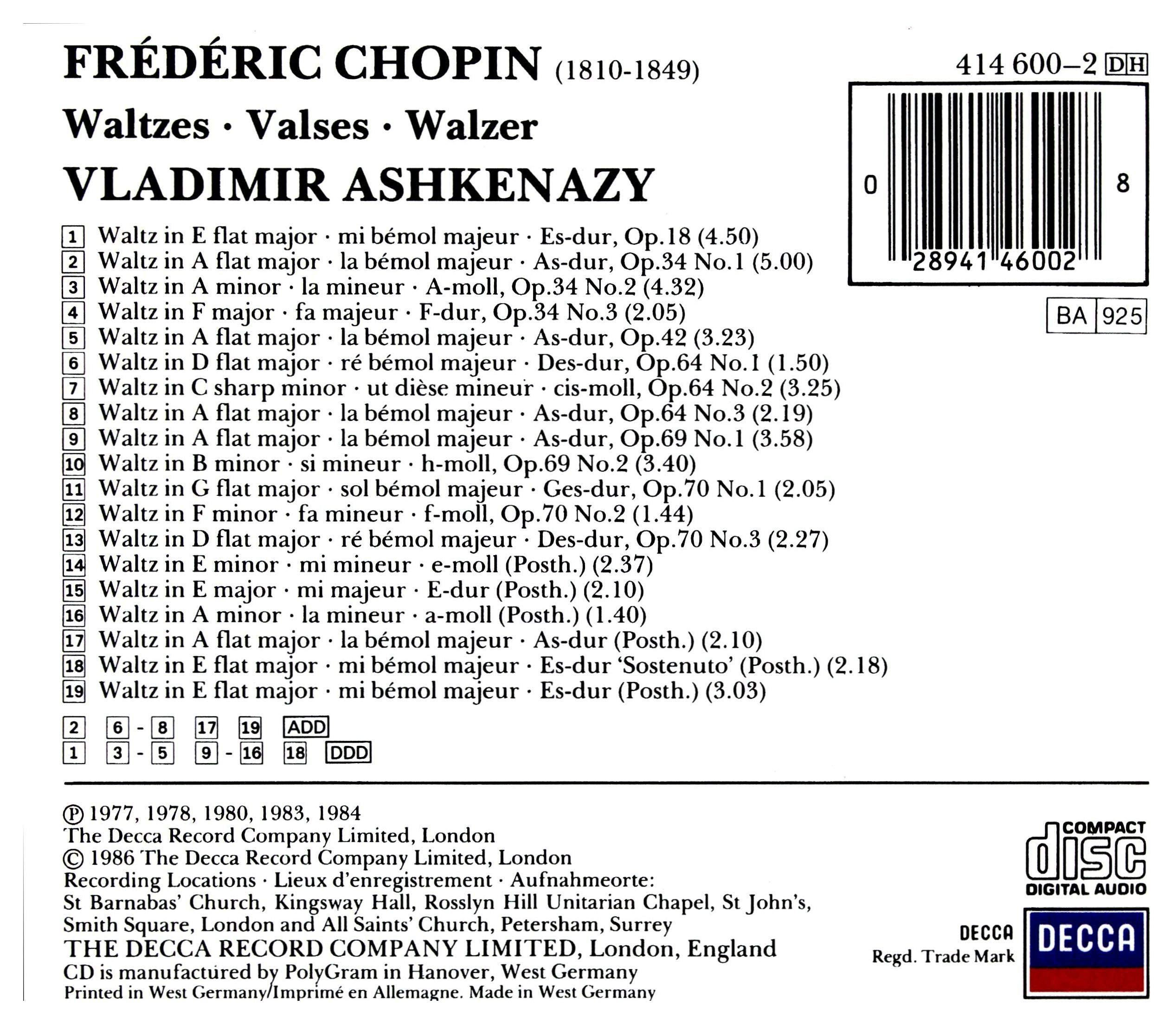 Chopin: Waltzes