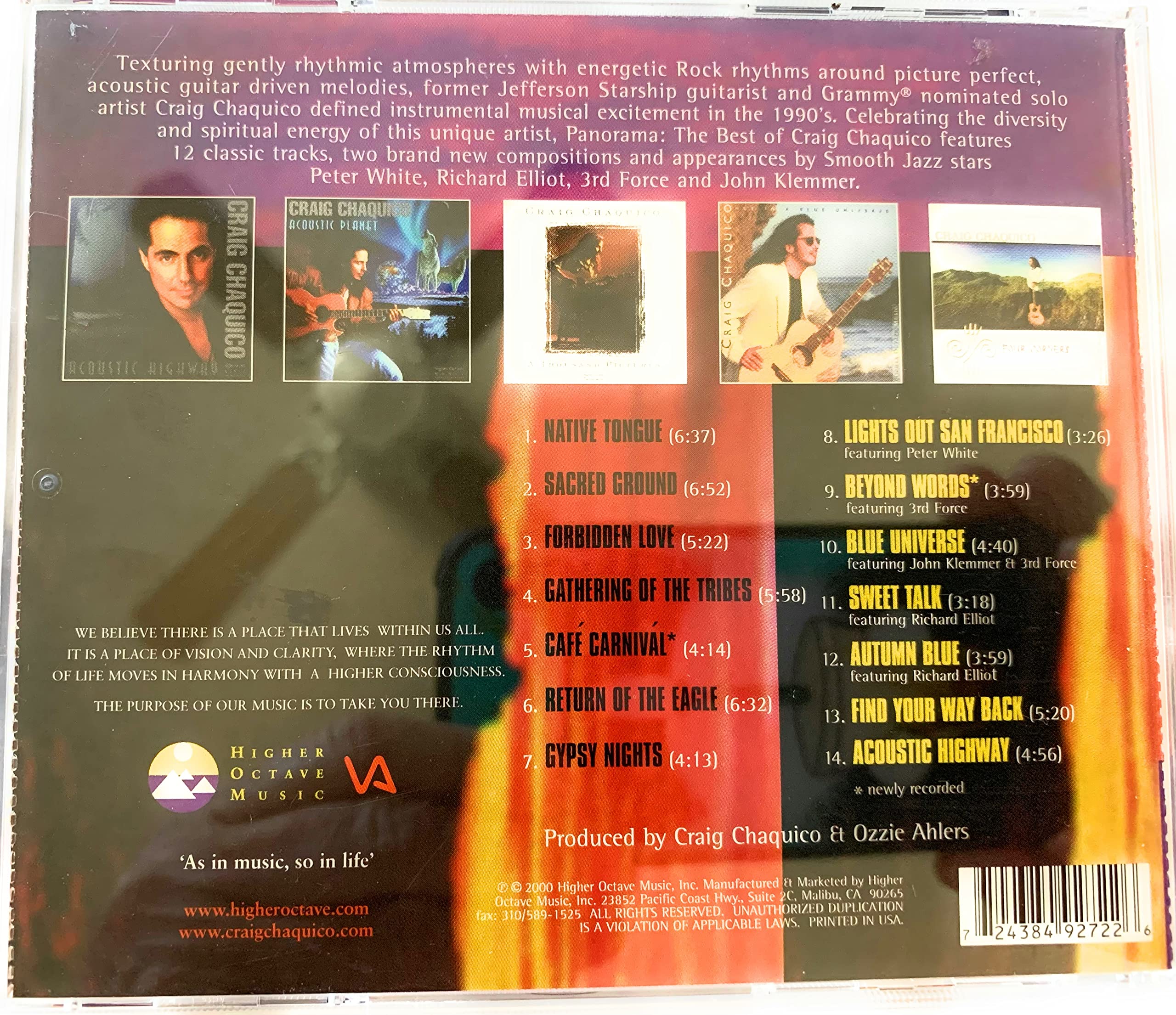 Panorama: The Best of Craig Chaquico used book depot