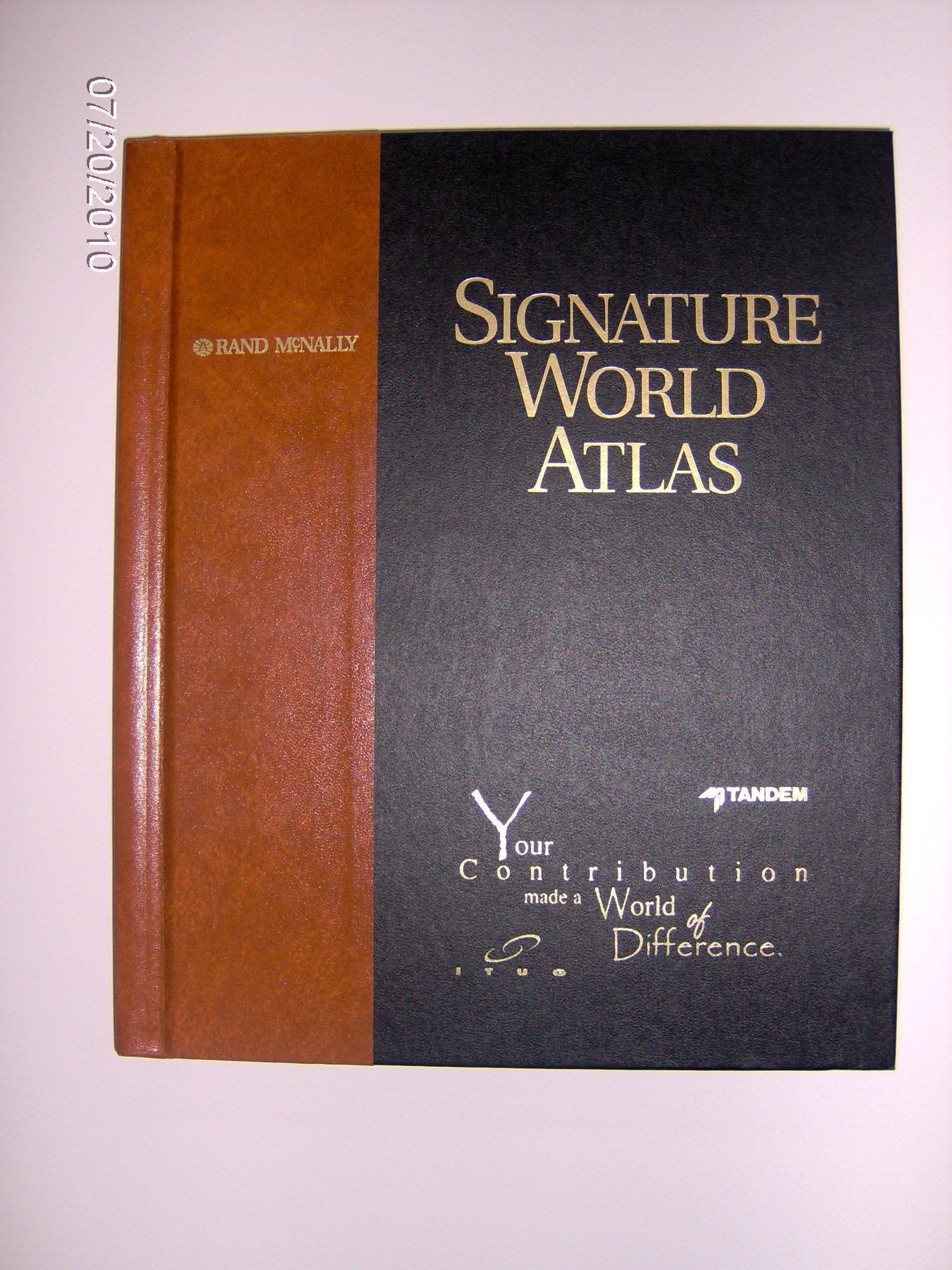 Signature World Atlas used book depot