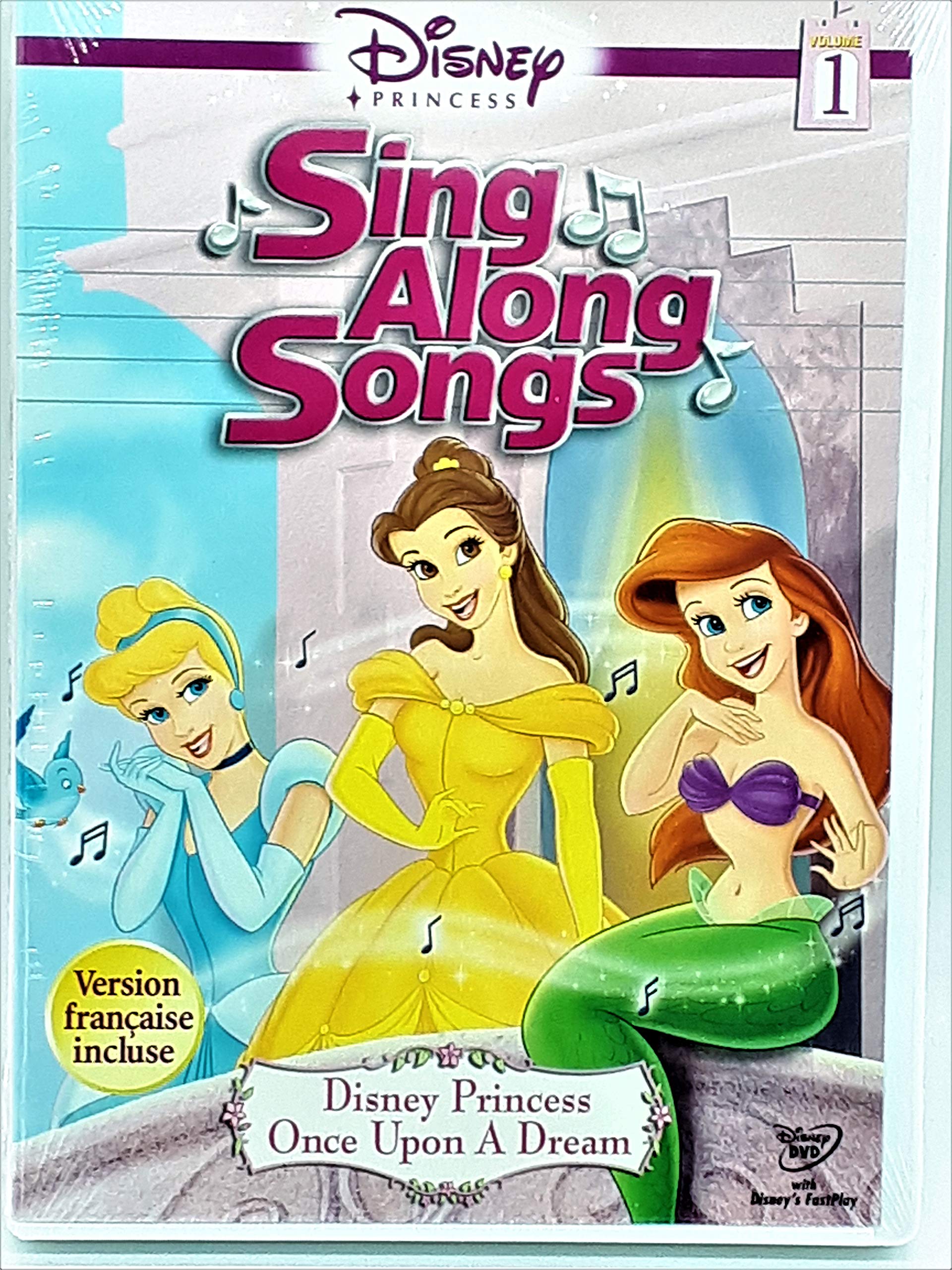 Disney Princess Sing Along Songs, Vol. 1 - Once Upon A Dream used book depot