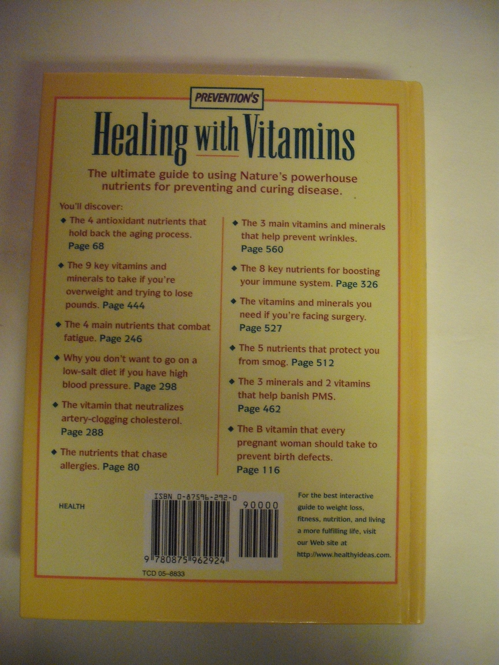 Healing with Vitamins