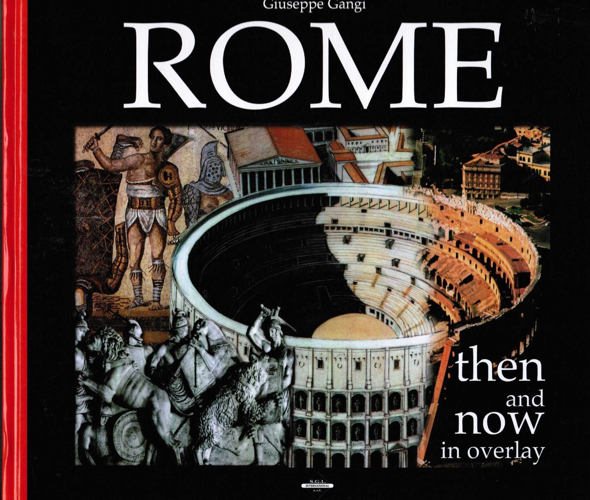 Rome Then and Now in Overlay used book depot