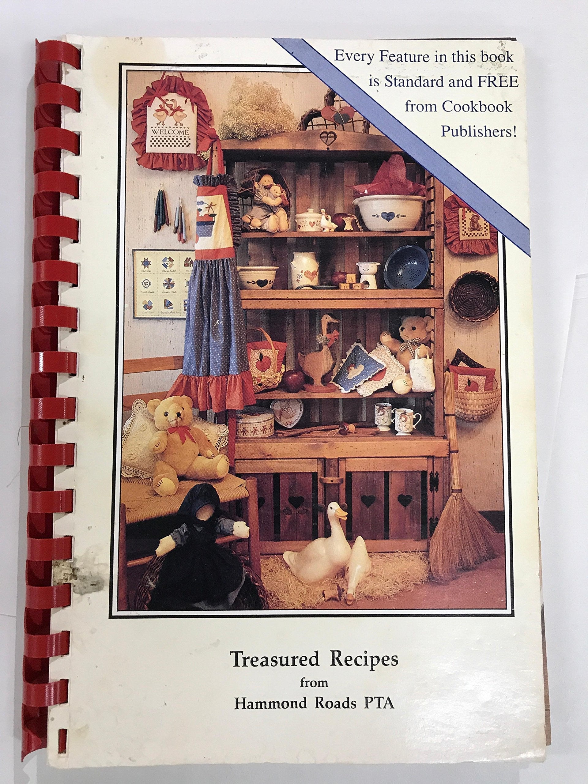 Treasured Recipes from Hammond Roads P.T.A. used book depot