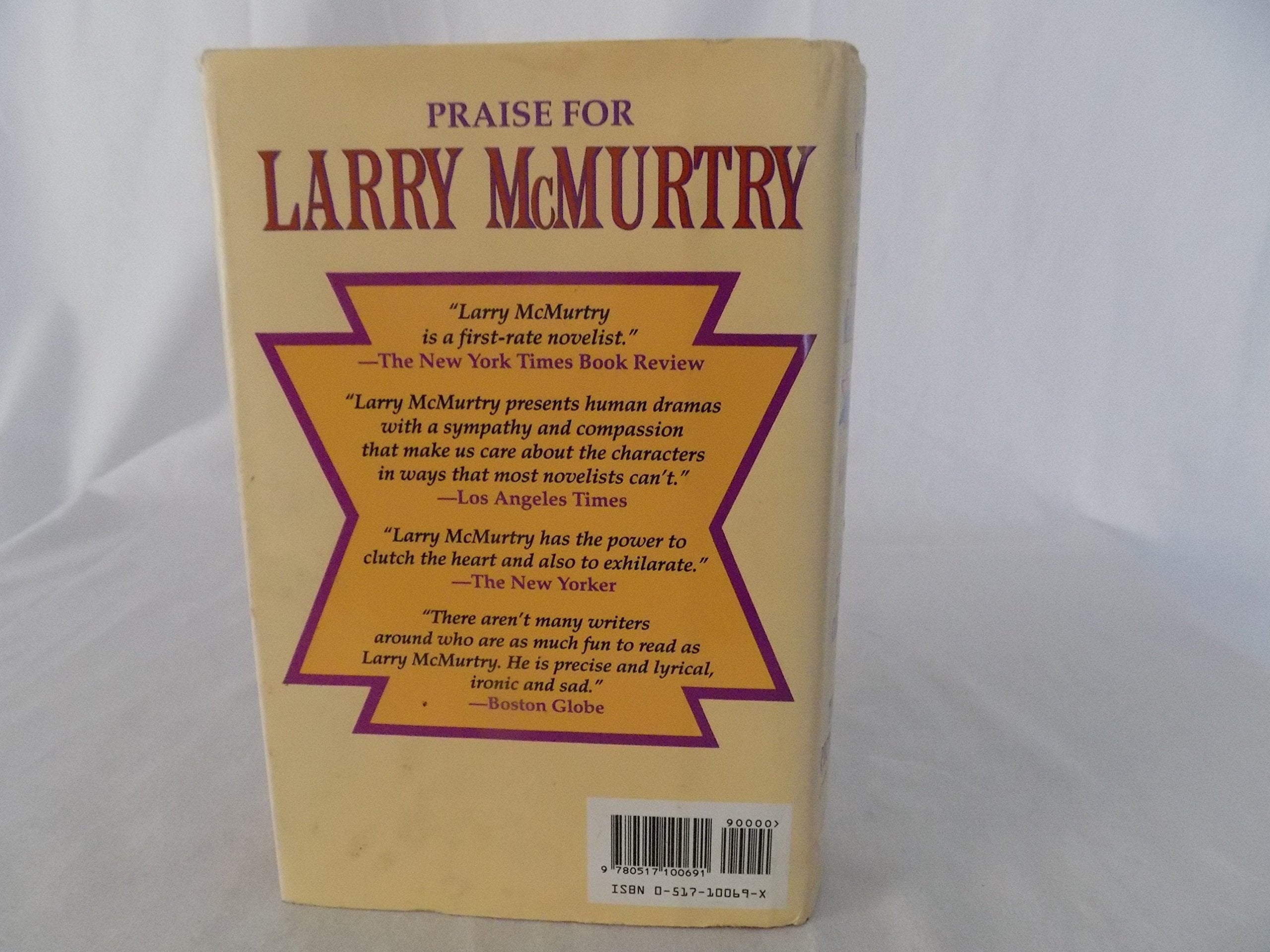 Larry McMurtry: Three Complete Novels (Lonesome Dove, Leaving Cheyenne, The Last Picture Show) used book depot