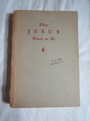 What Jesus Means to Me used book depot
