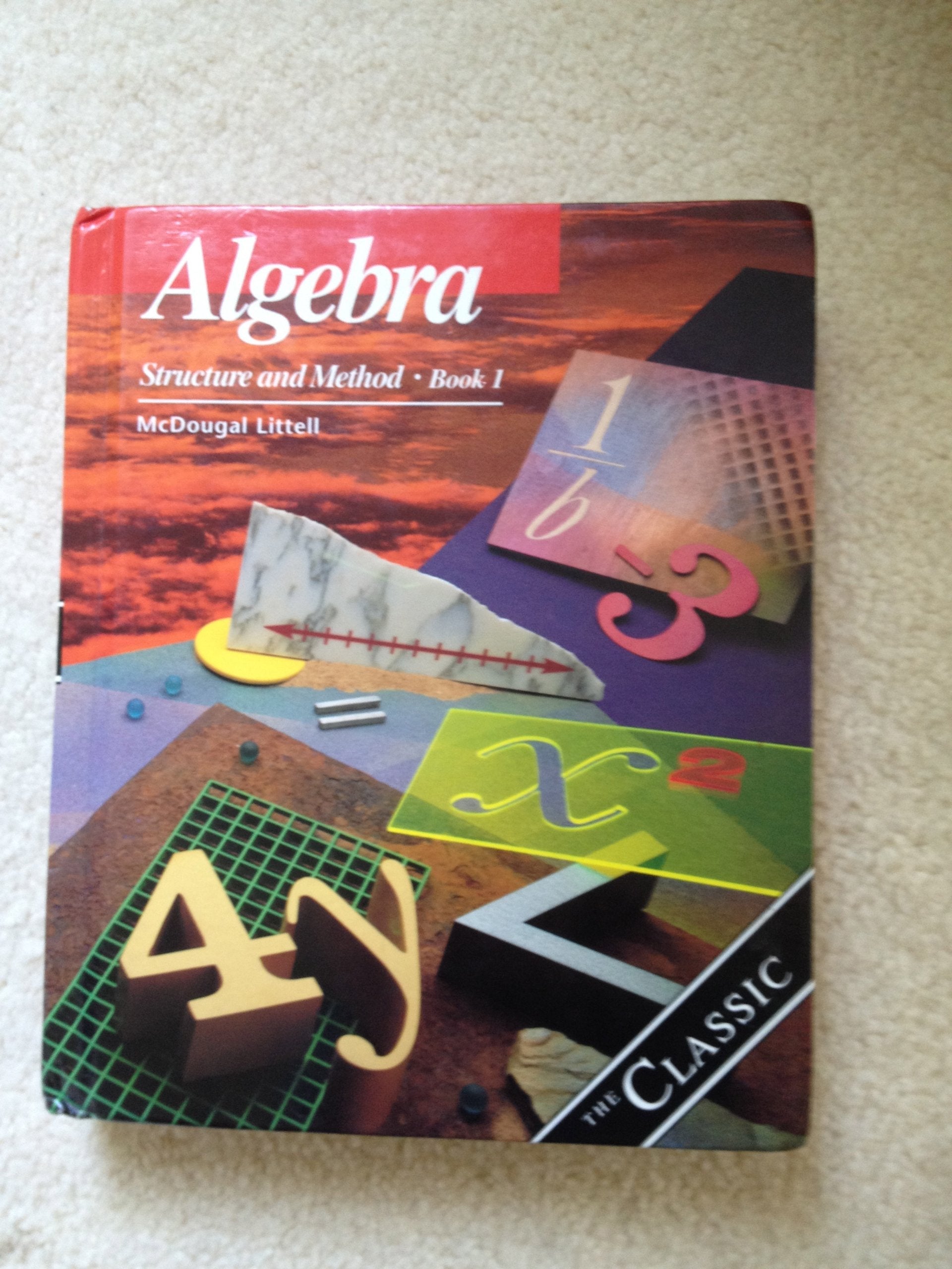 Algebra: Structure and Method, Book 1 used book depot