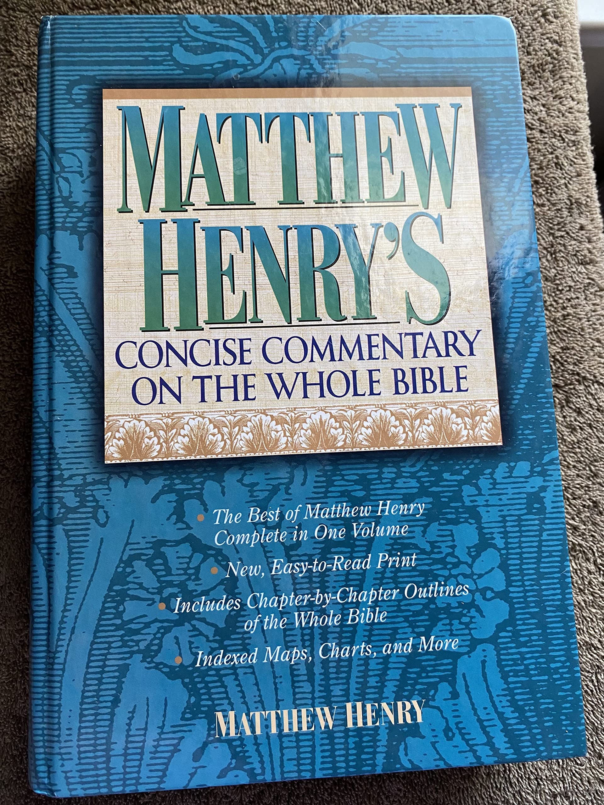 Matthew Henry's Commentary On The Whole Bible Super Value Edition used book depot