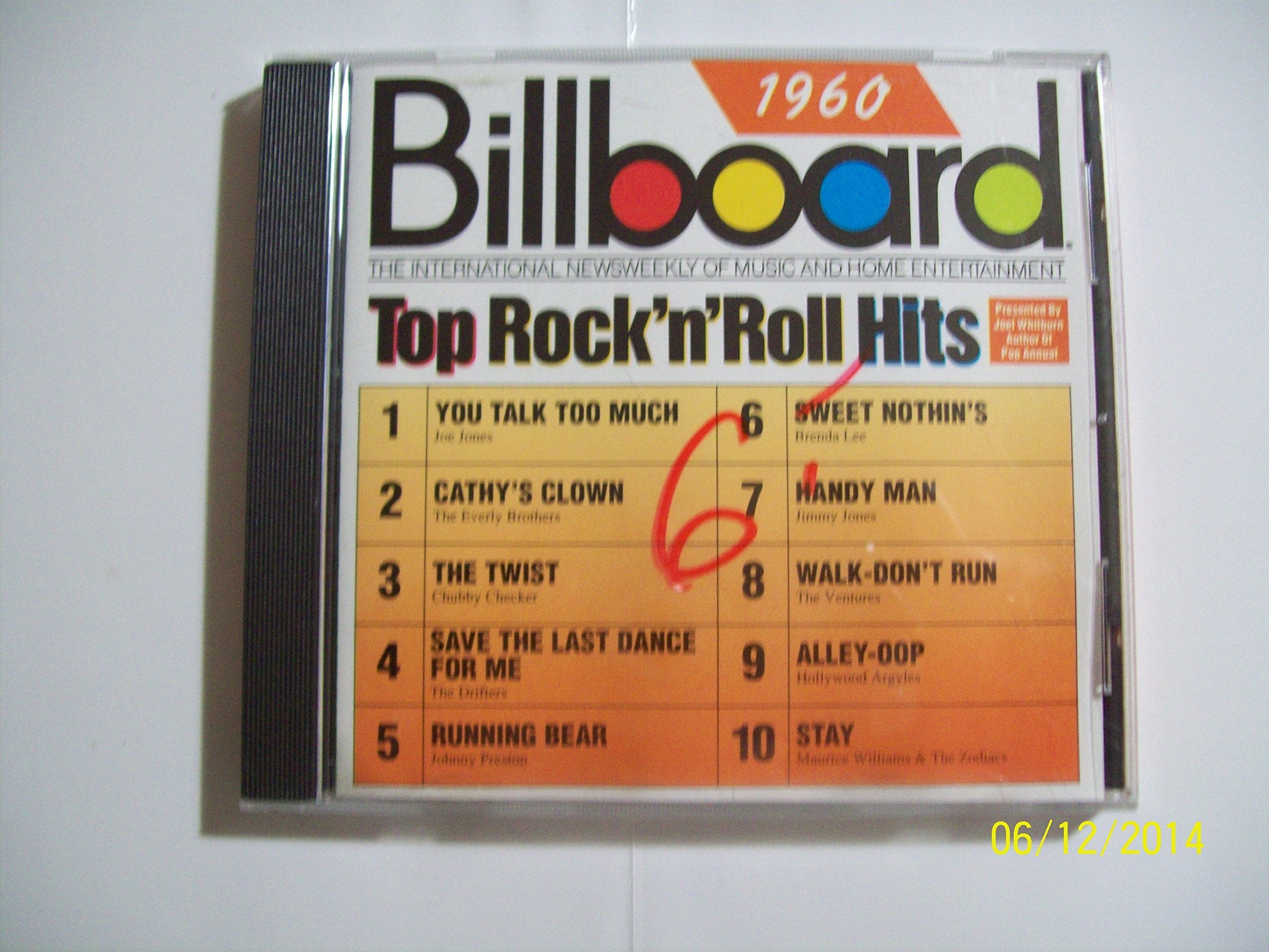 Billboard Top Hits: 1960 used book depot
