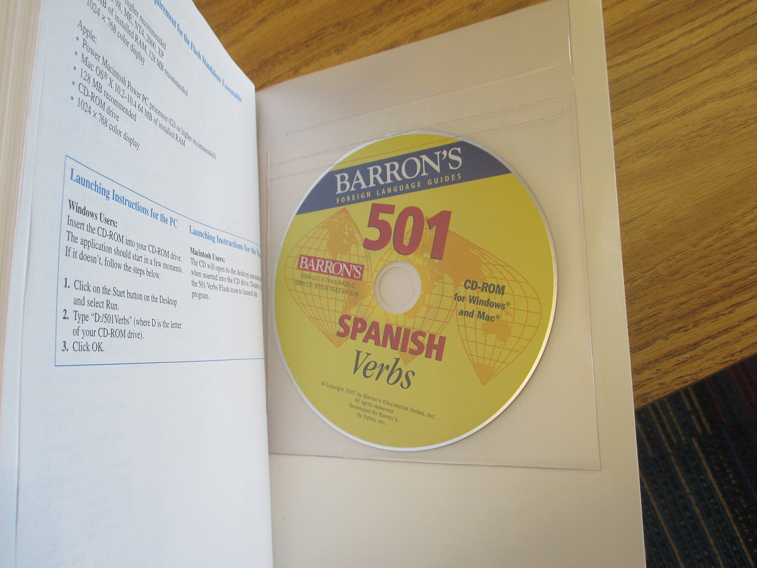 Barron's 501 Spanish Verbs (Spanish Edition)