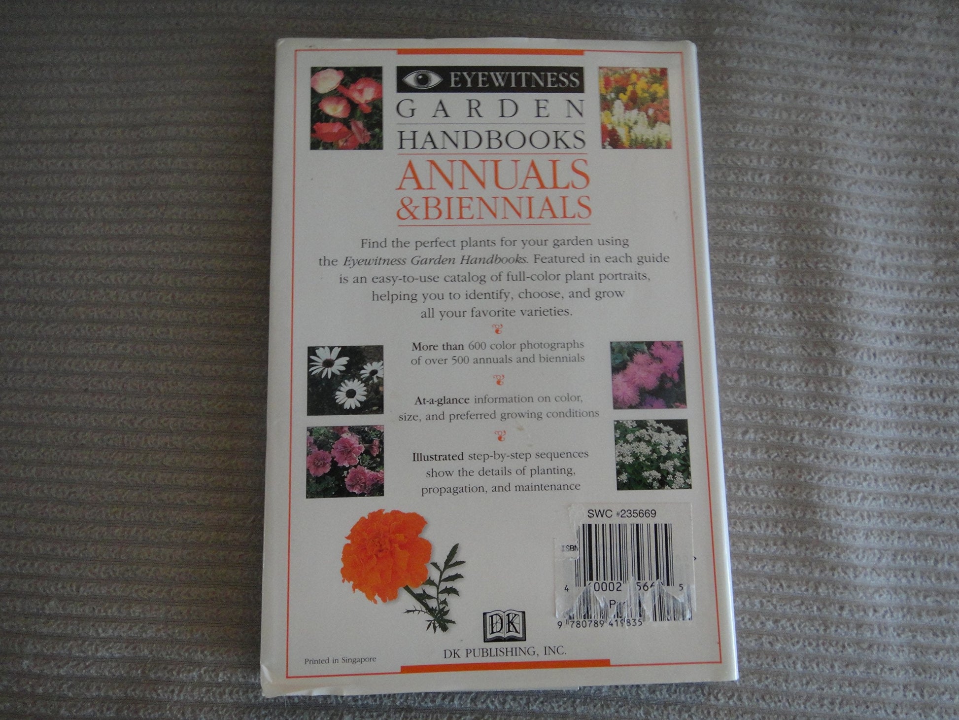 Eyewitness Garden Handbooks: Annuals and Biennials used book depot