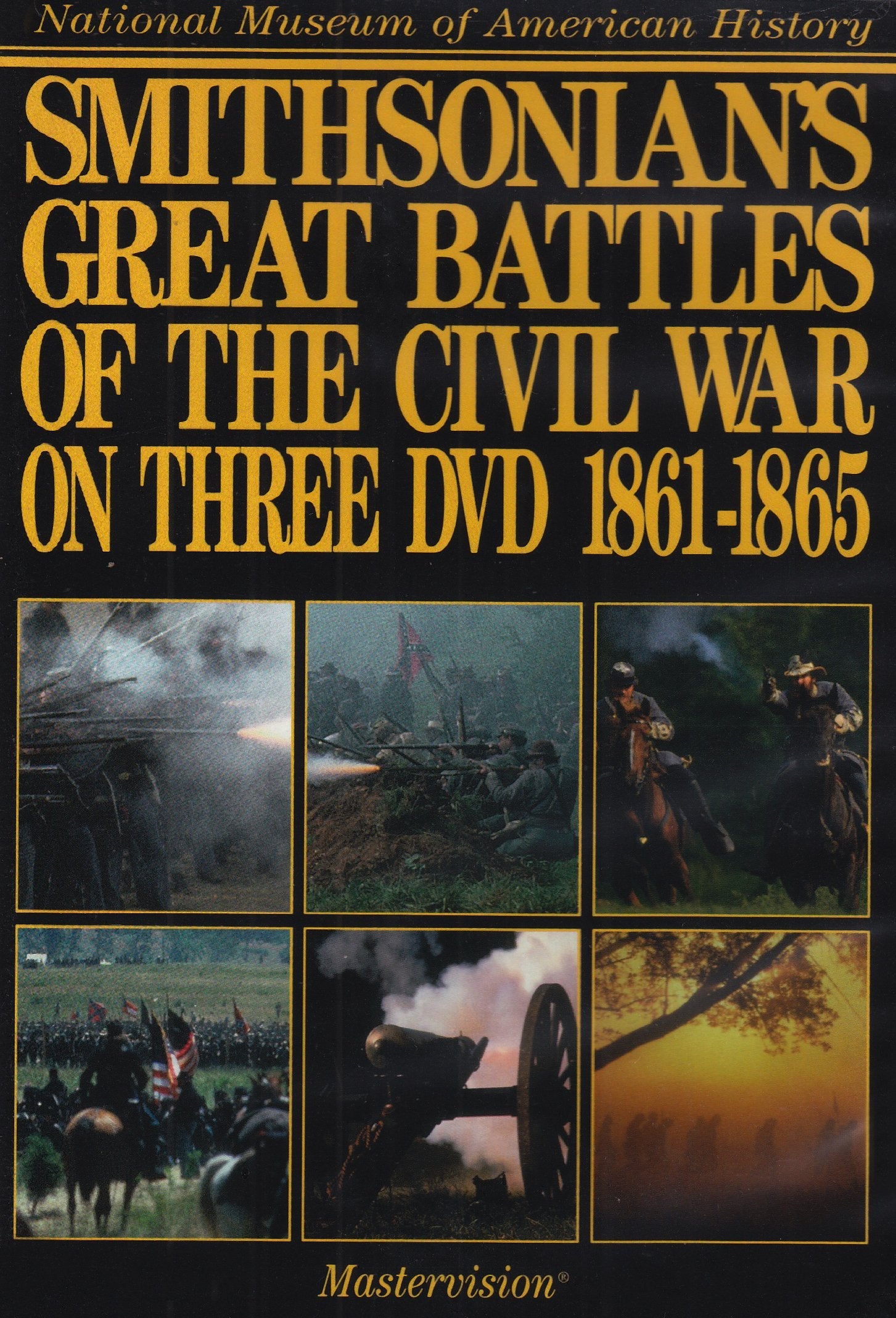 Smithsonian's Great Battles of the Civil War DVD on Three DVD 1861-1865 used book depot