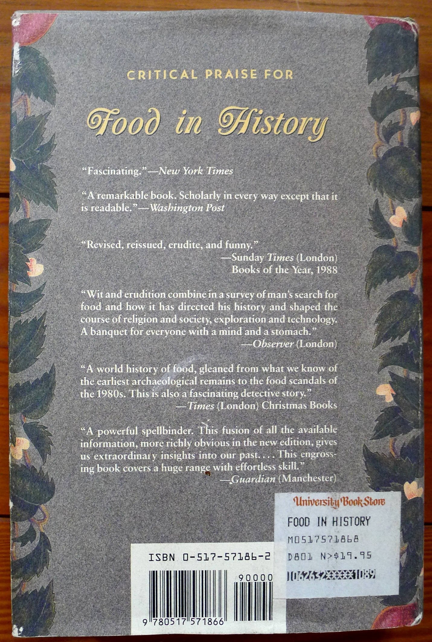 Food in History used book depot