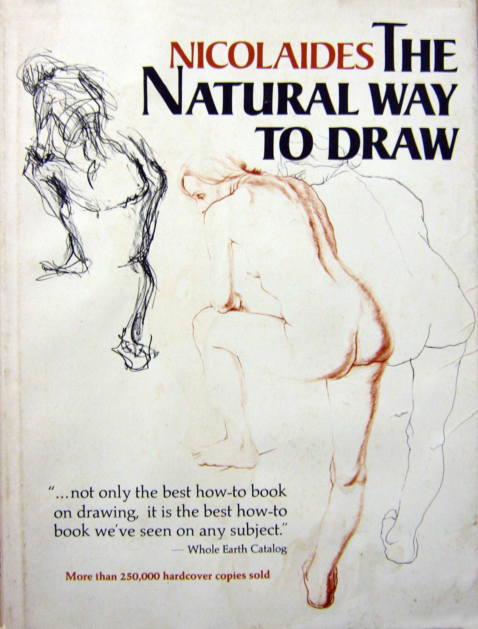 The Natural Way to Draw (A Working Plan for Art Study) used book depot