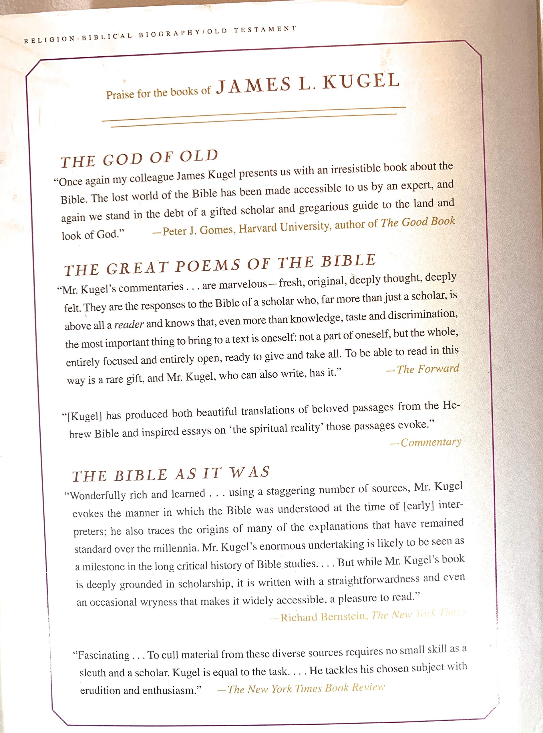 How to Read the Bible: A Guide to Scripture, Then and Now used book depot