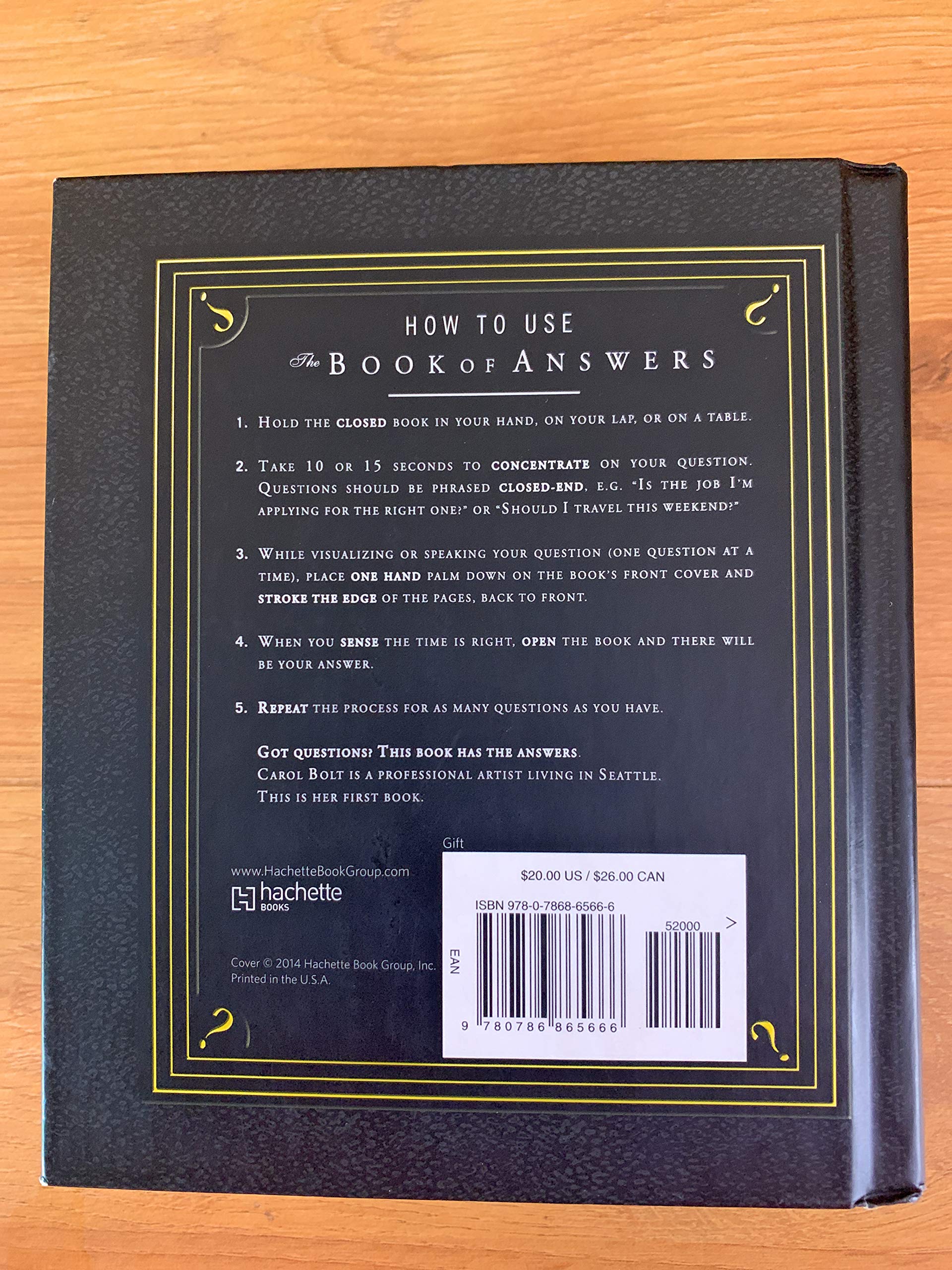The Book of Answers used book depot