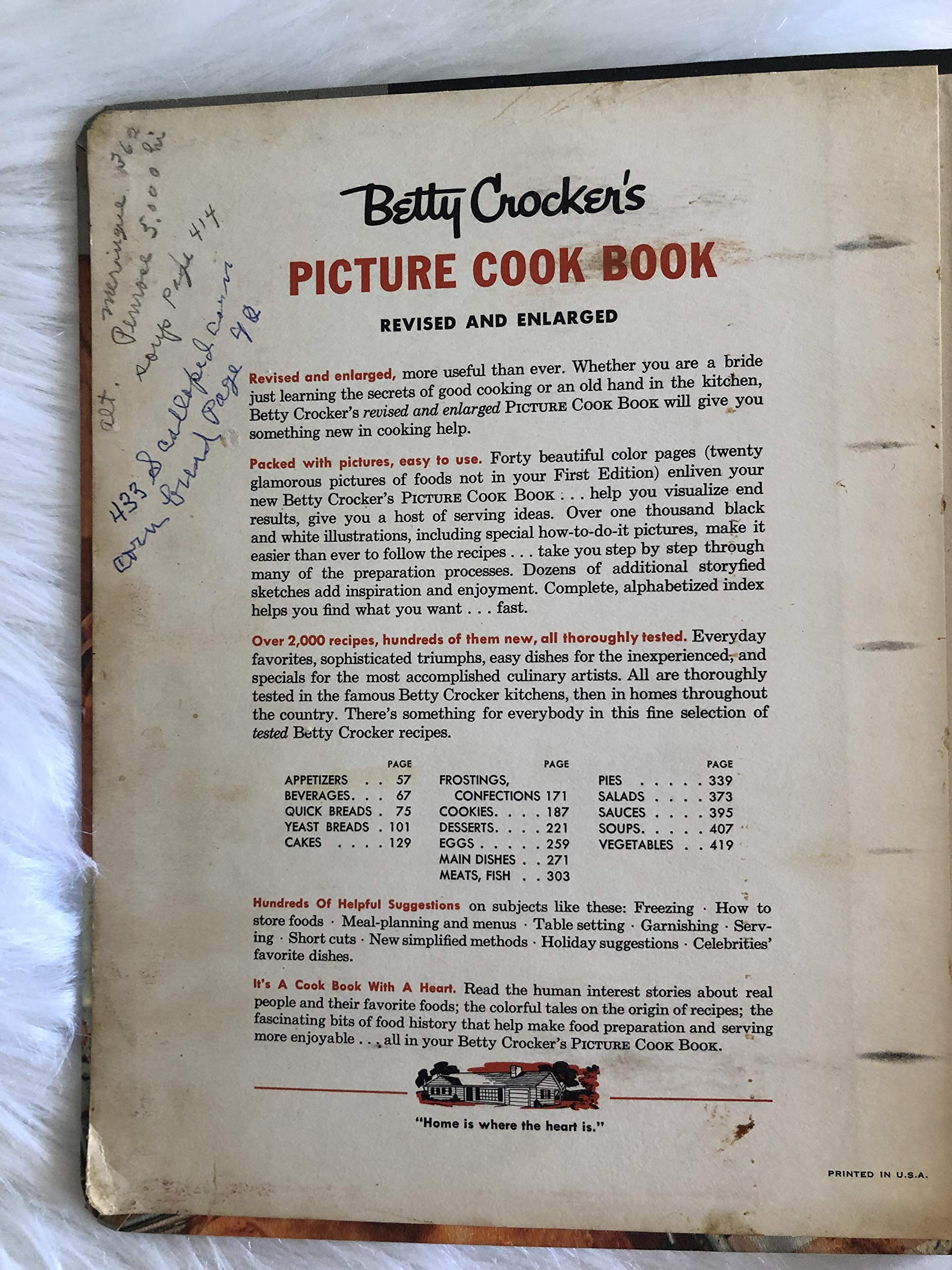 Betty Crocker's Picture Cook Book, Revised and Enlarged used book depot