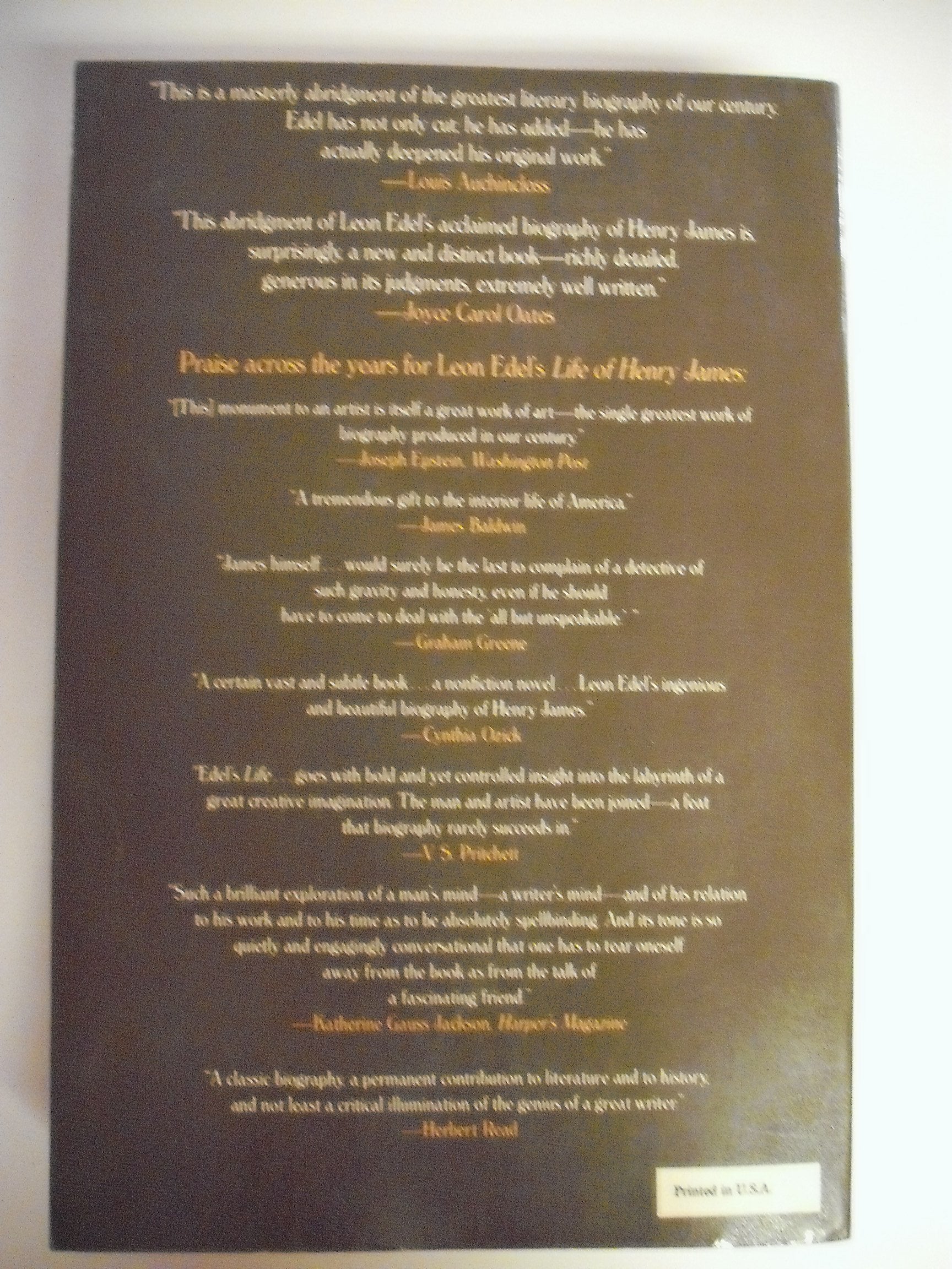 Henry James: A Life used book depot