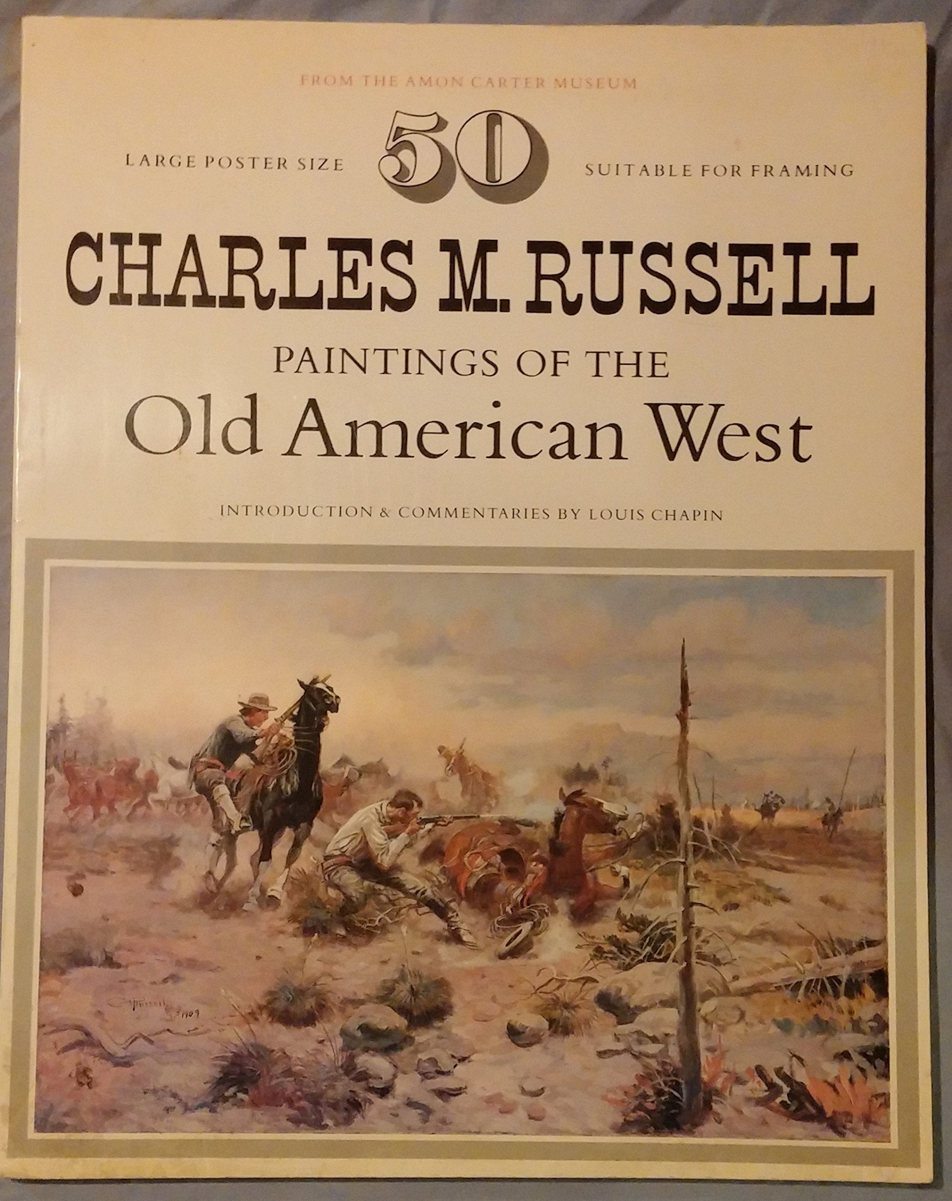 50 Charles M. Russell Paintings of the Old American West from the Amon Carter Museum used book depot