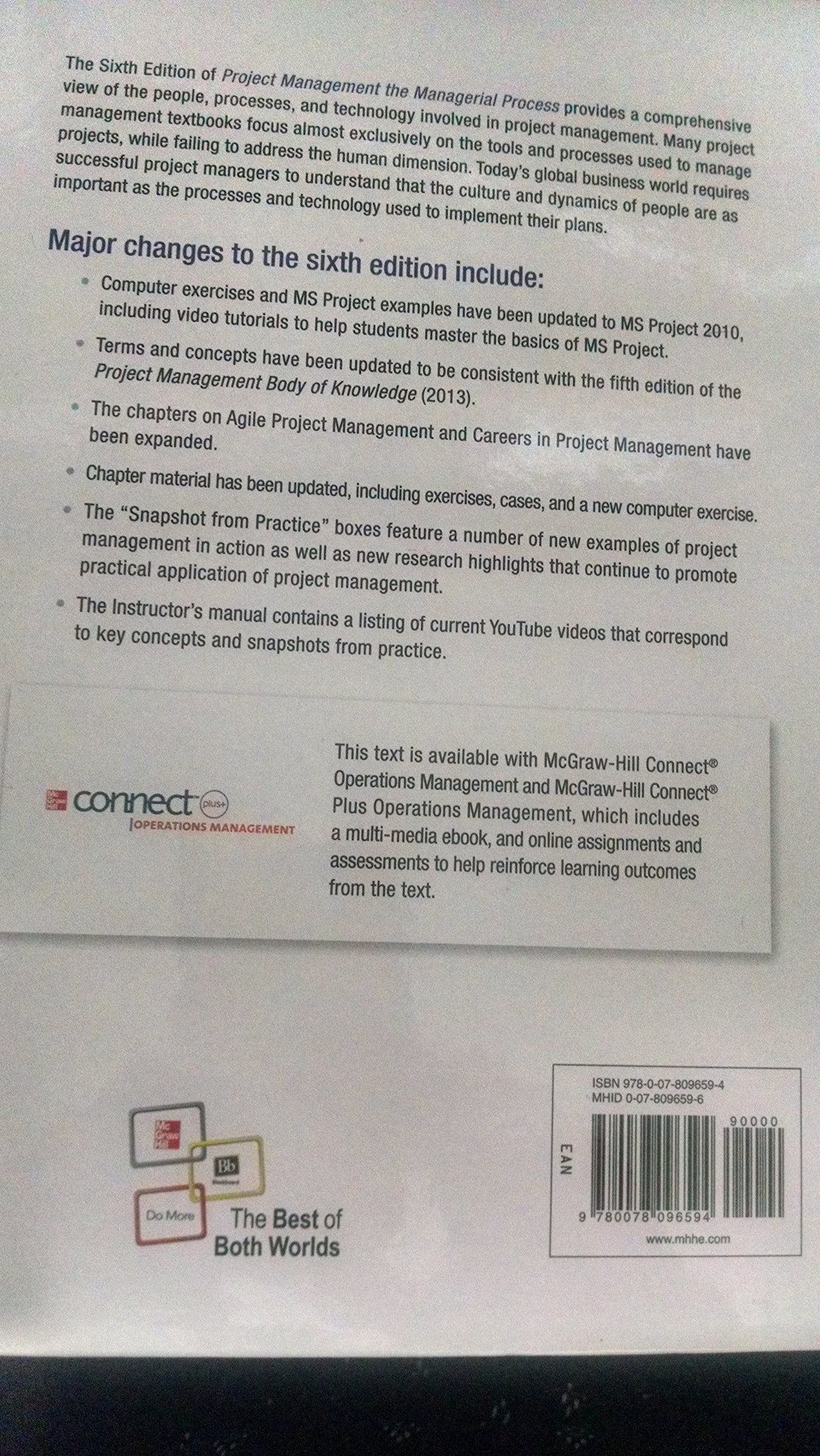 Project Management: The Managerial Process used book depot