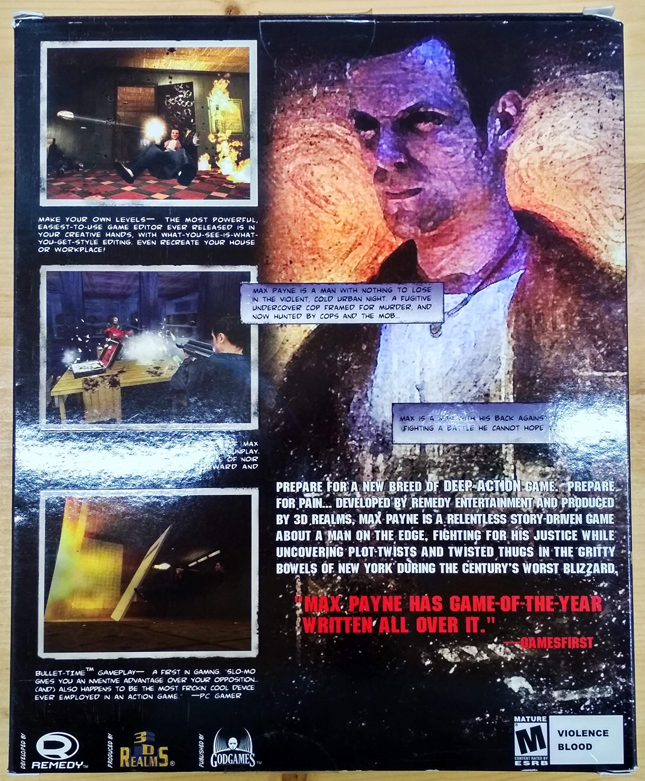 Max Payne Special Edition with Mousepad - PC