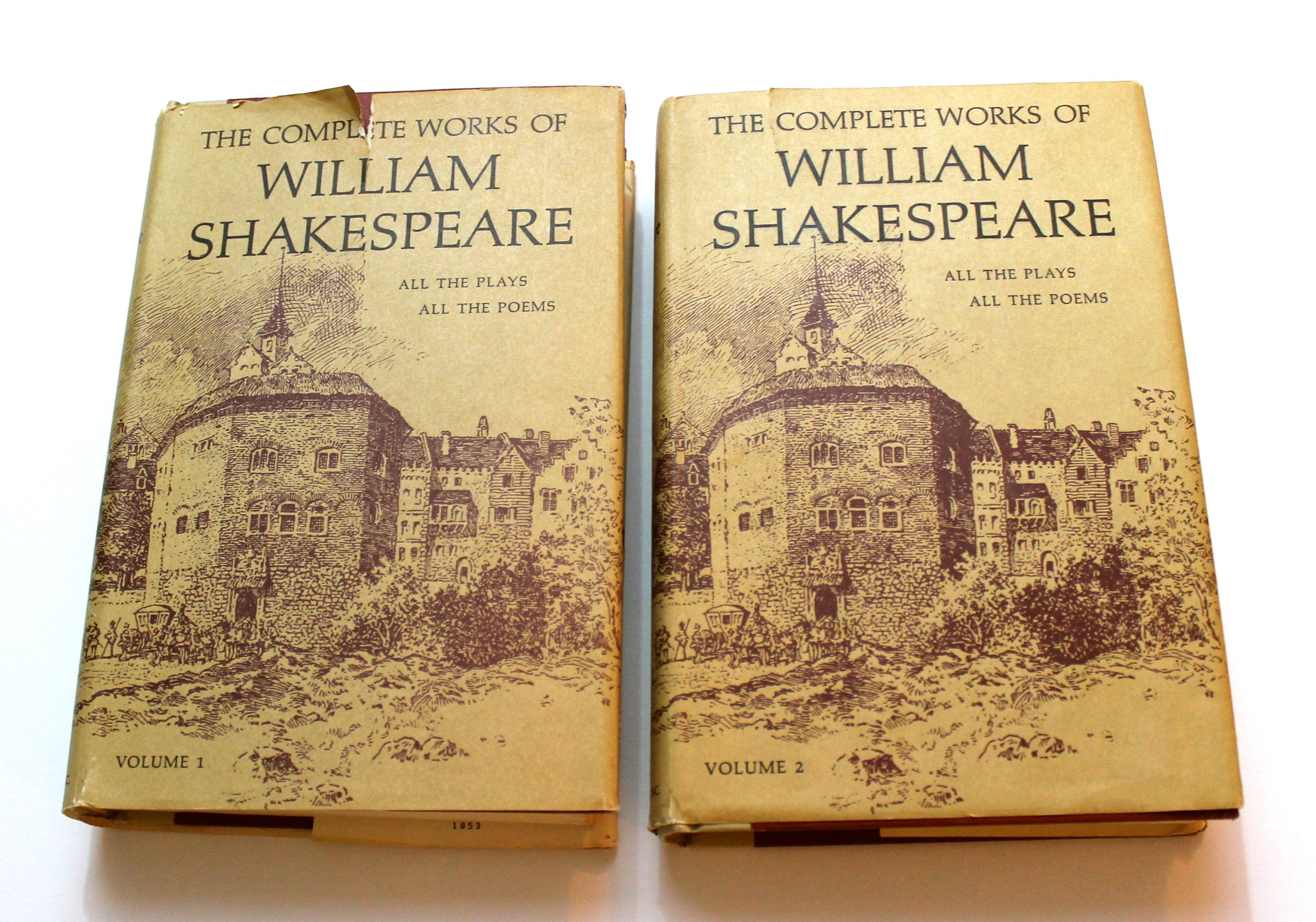 The Complete Works of William Shakespeare: All the Plays, All The Poems (2 Volumes) used book depot