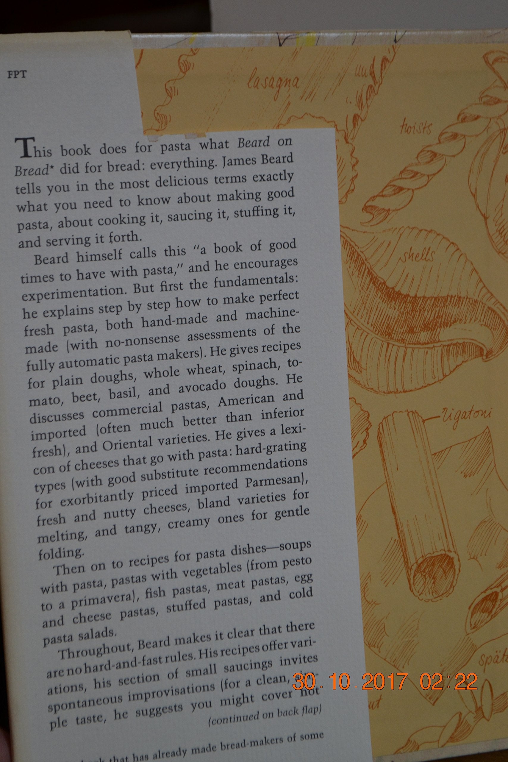 Beard on Pasta used book depot