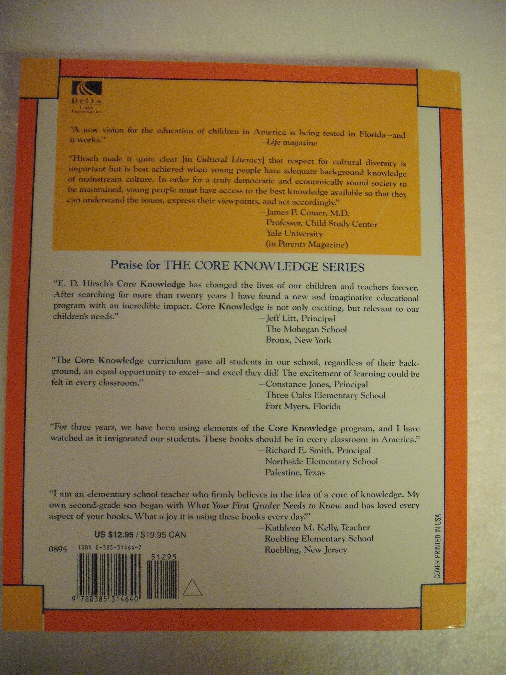 What Your 5th Grader Needs to Know: Fundamentals of a Good Fifth-Grade Education (Core Knowledge Series) used book depot