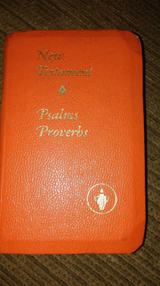 New Testament with Psalms & Proverbs (King James Version) used book depot