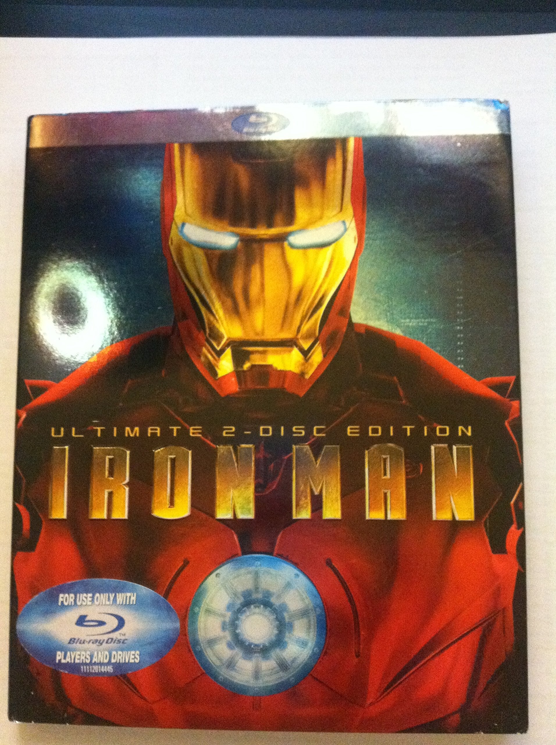 Iron Man (Two-Disc Ultimate Edition + BD Live) [Blu-ray] used book depot