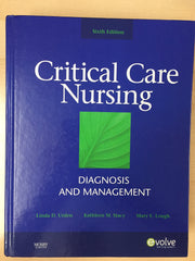 Critical Care Nursing: Diagnosis and Management (Thelans Critical Care Nursing Diagnosis) used book depot