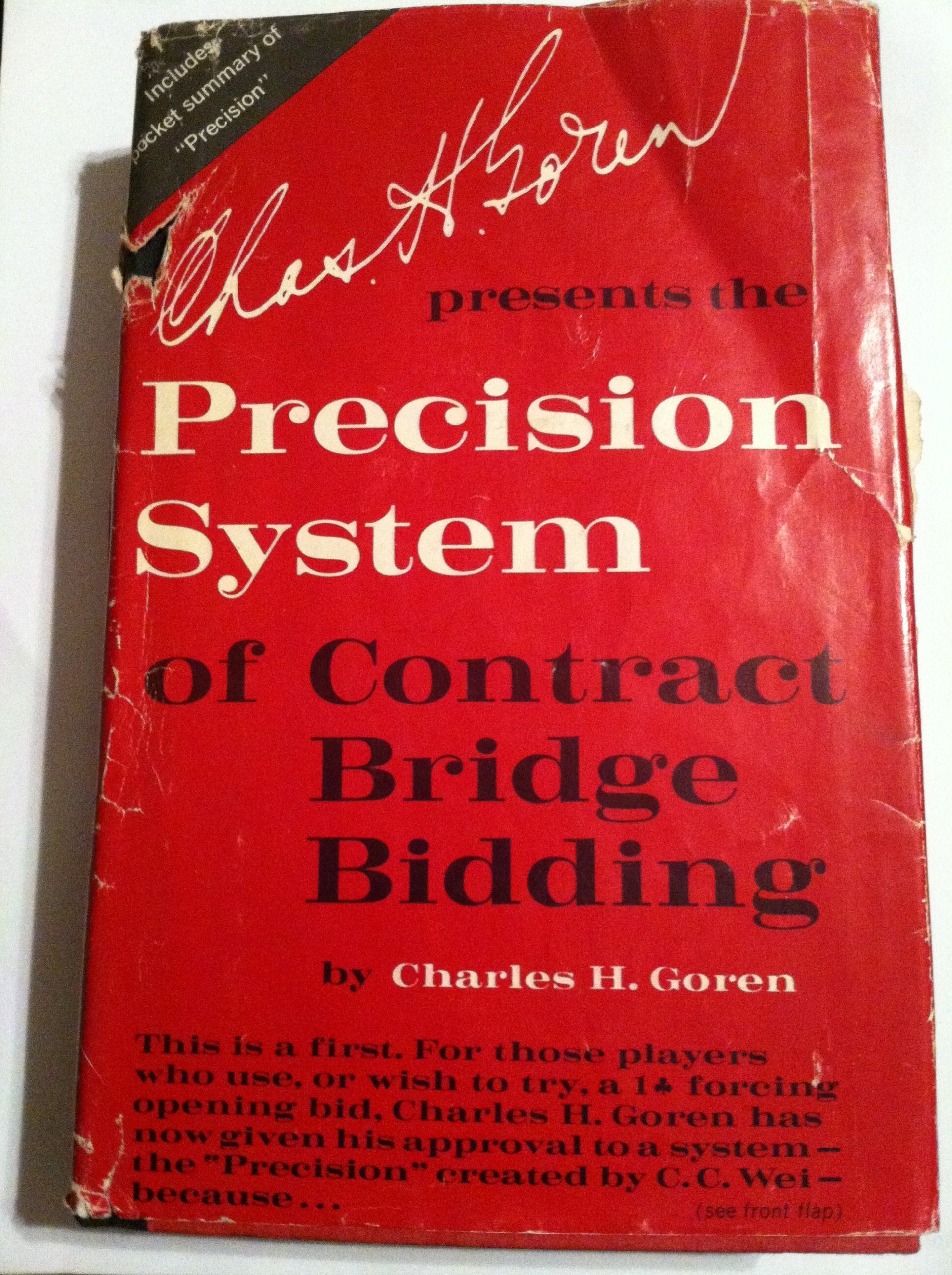Charles Goren Presents the Precision System of Contract Bridge Bidding used book depot