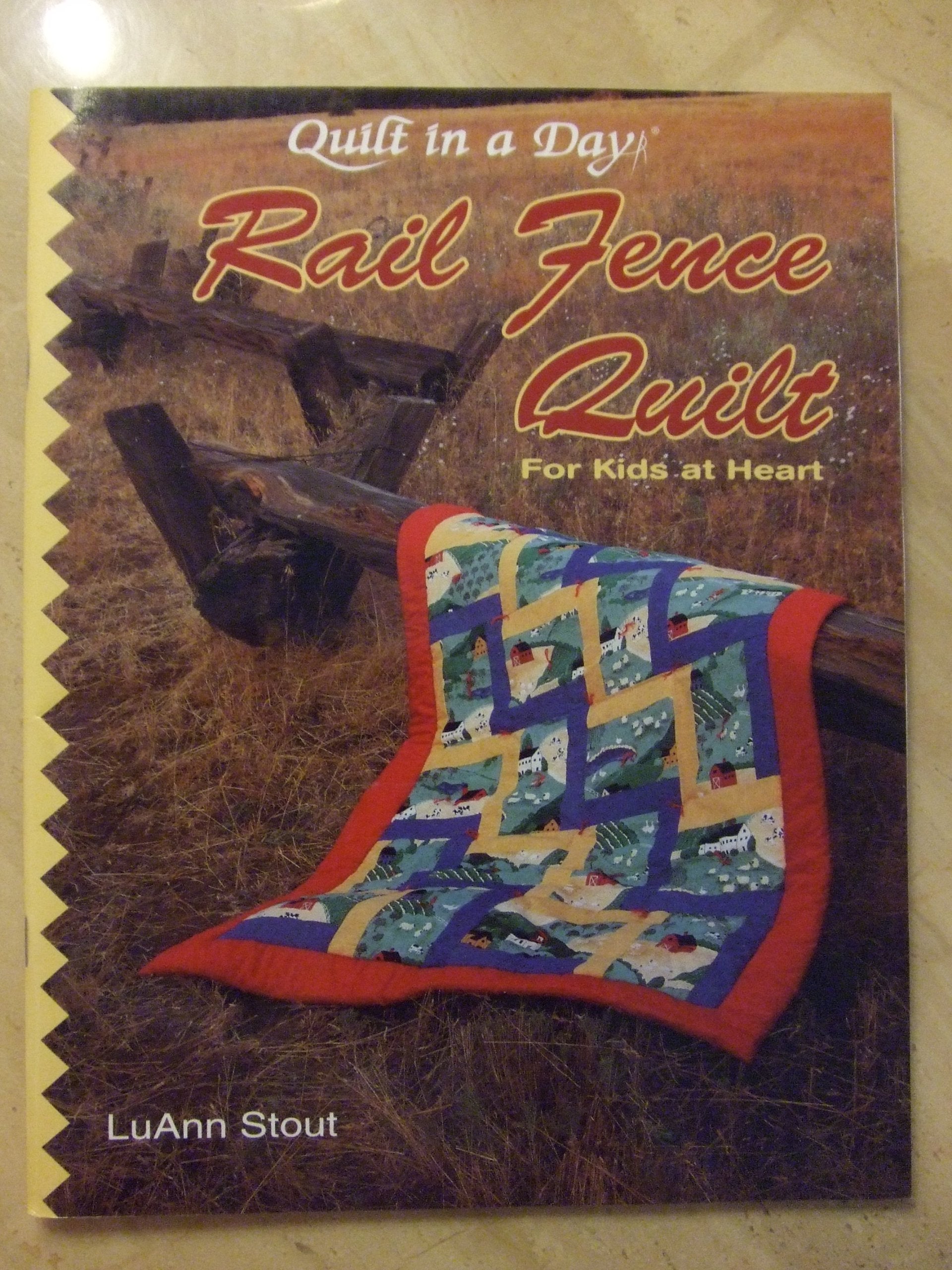 Rail fence quilt for kids at heart used book depot