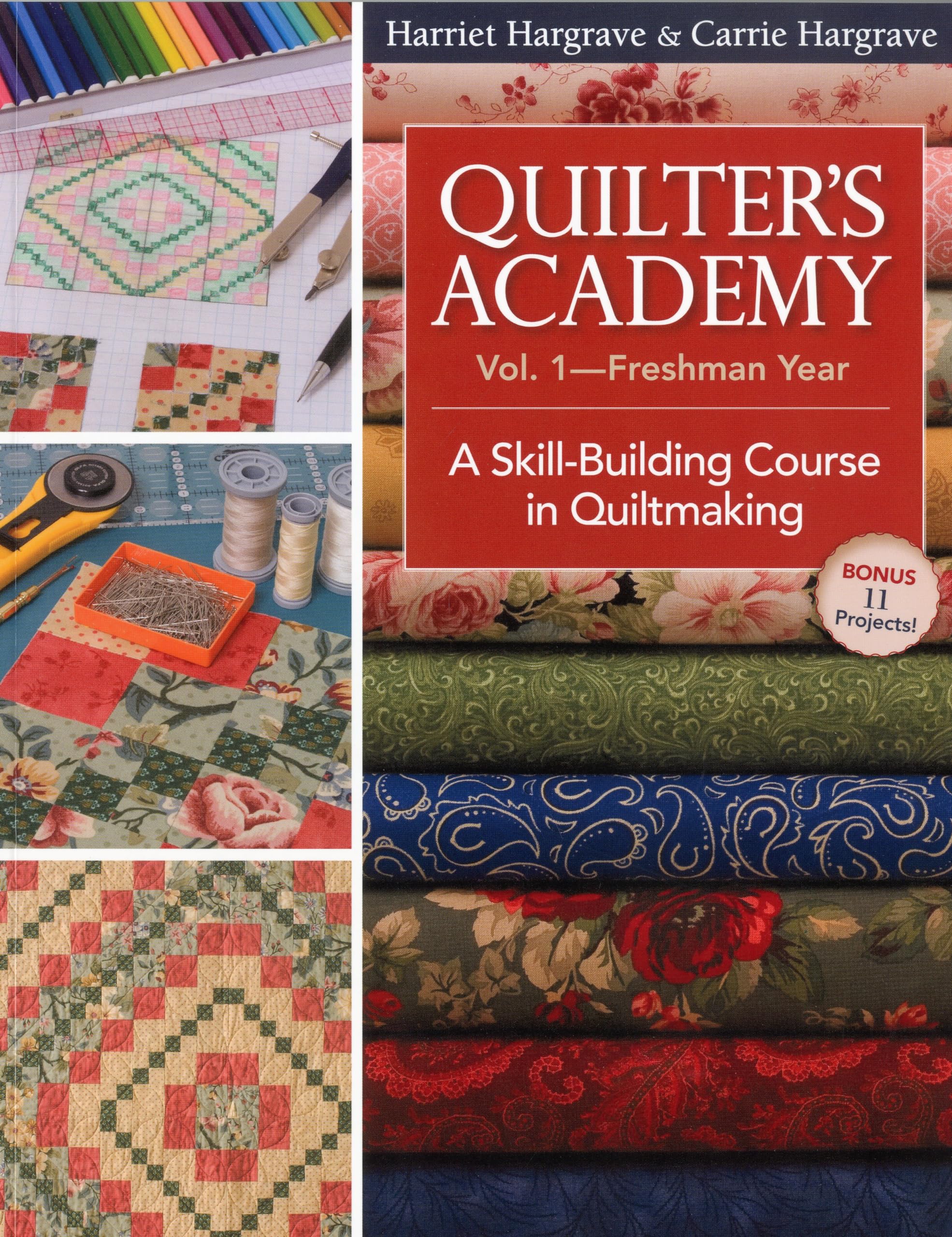 Quilter's Academy Vol. 1 - Freshman Year: A Skill-Building Course in Quiltmaking used book depot