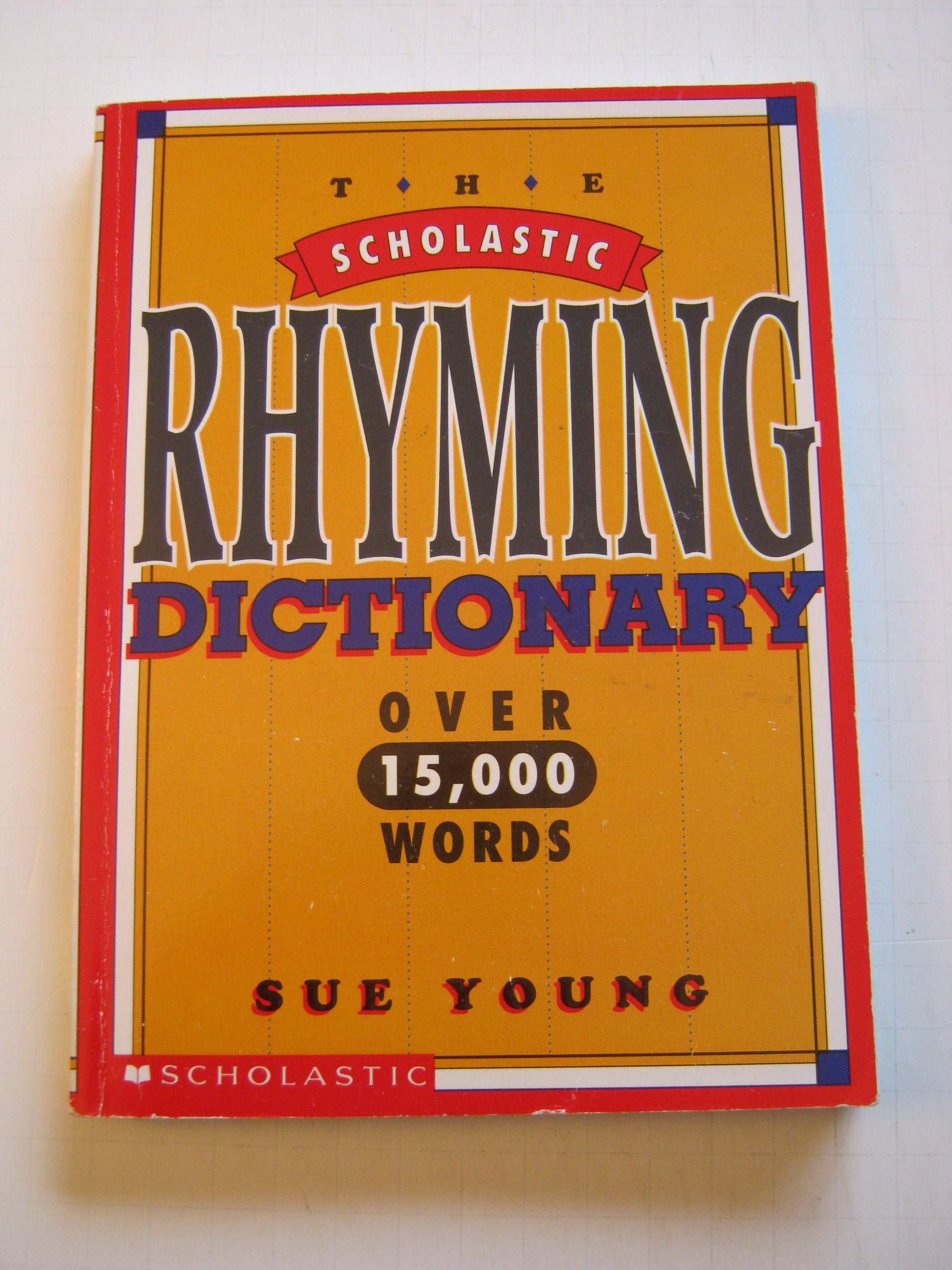 Scholastic Rhyming Dictionary (pb) used book depot