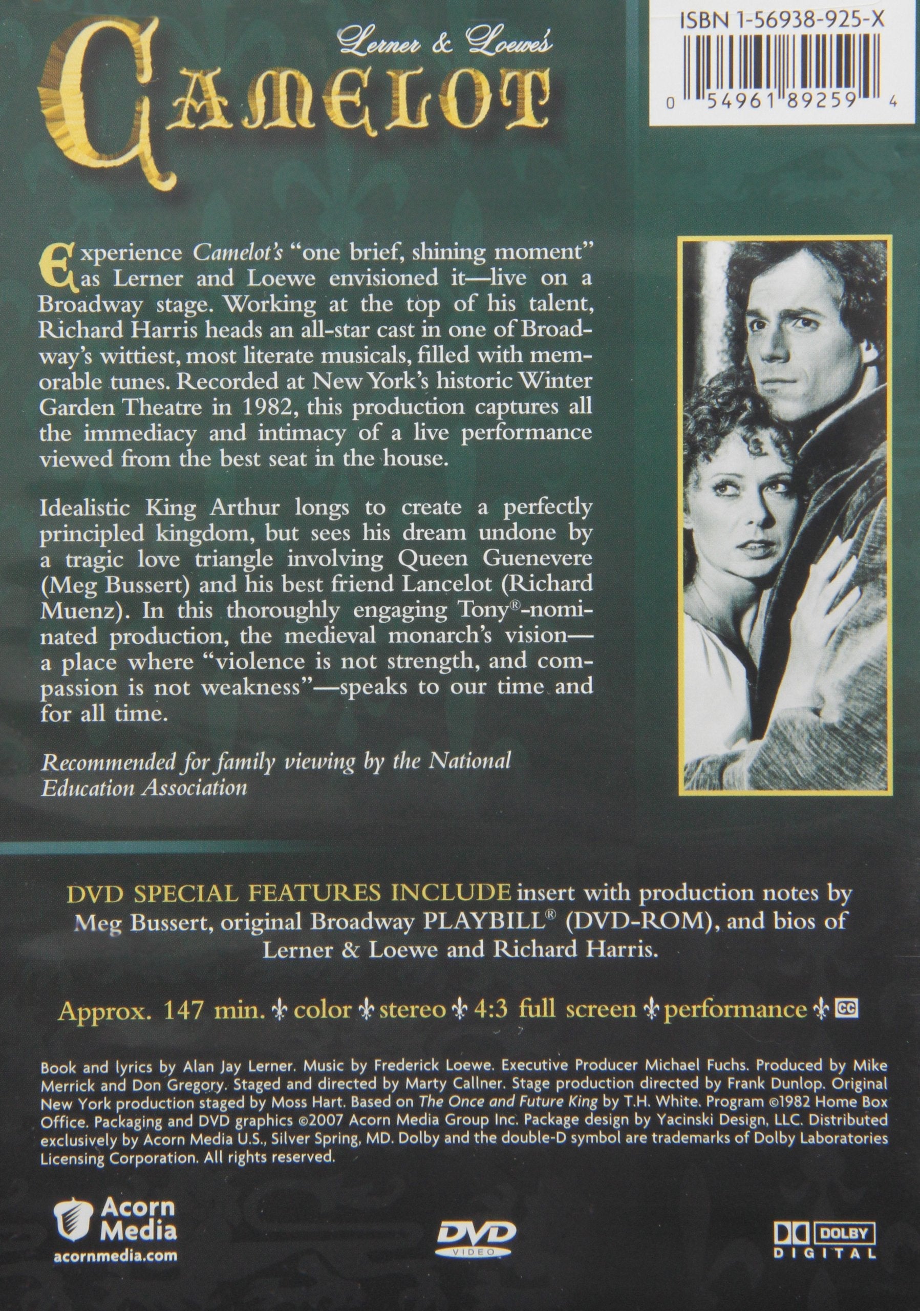 Camelot: Broadway Version used book depot